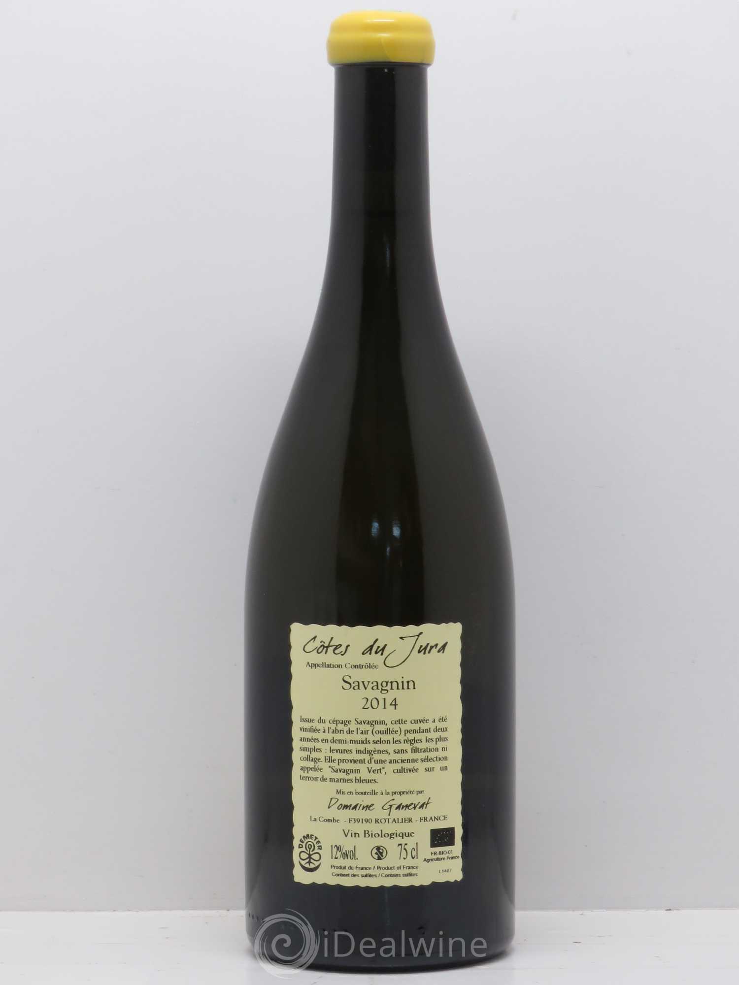 Côtes du Jura Les Chalasses Marnes Bleues Jean-François Ganevat (Domaine) 2014 - Lot de 1 bouteille - 1