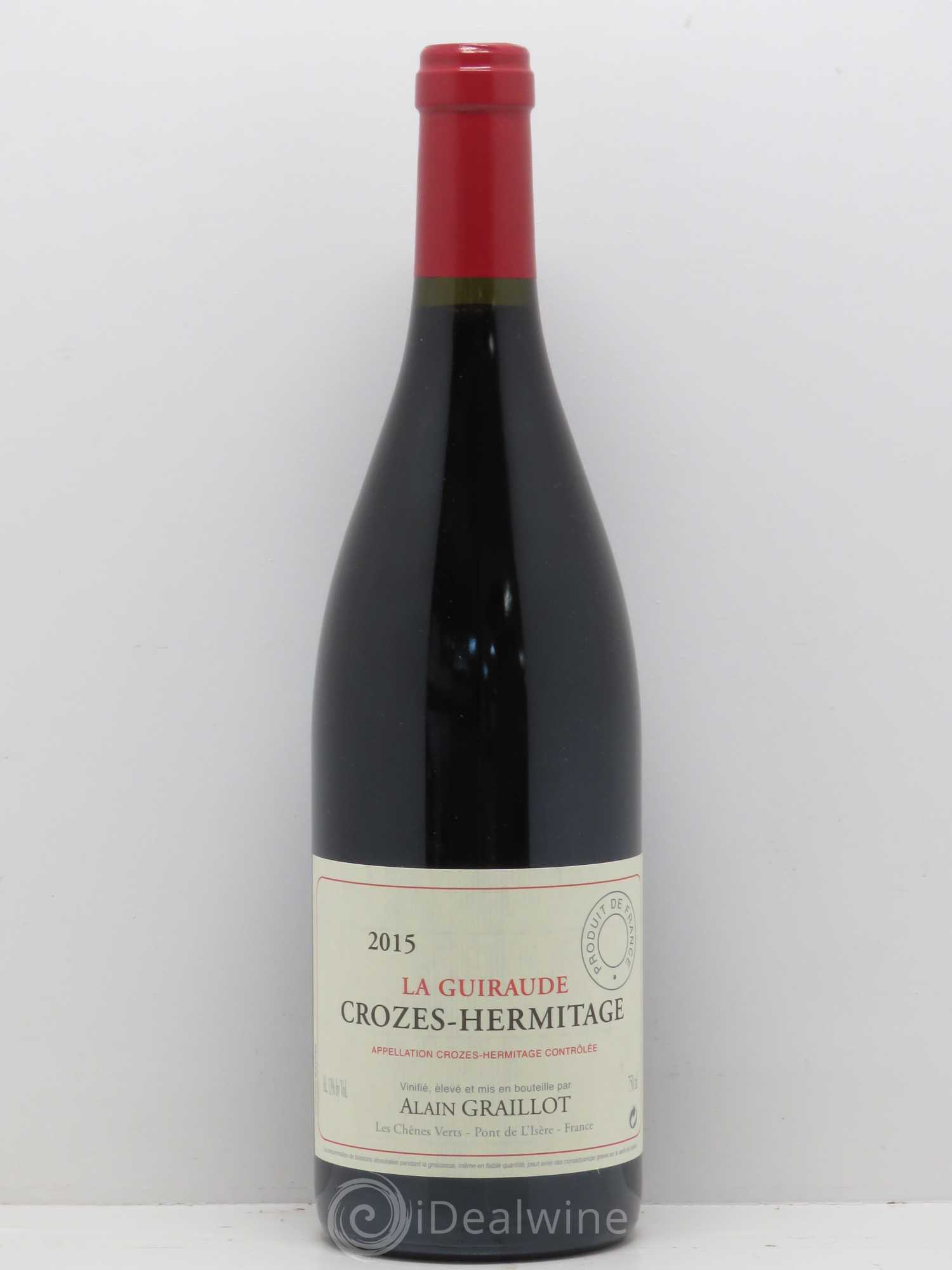 Crozes-Hermitage La Guiraude Domaine Graillot 2015 - Lot de 1 bouteille - 0