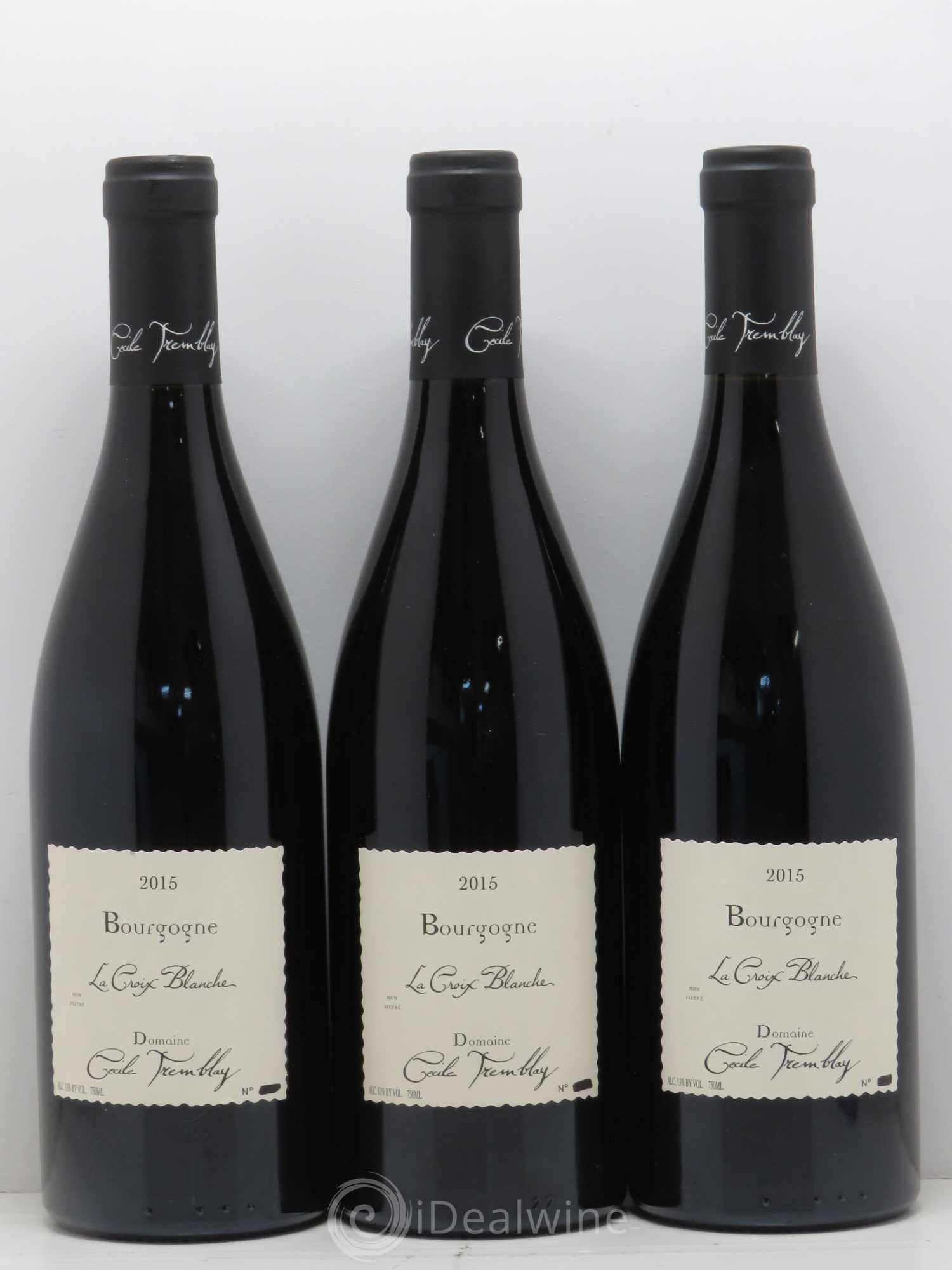 Bourgogne Tremblay La Croix Blanche 2015 - Posten von 3 Flaschen - 0