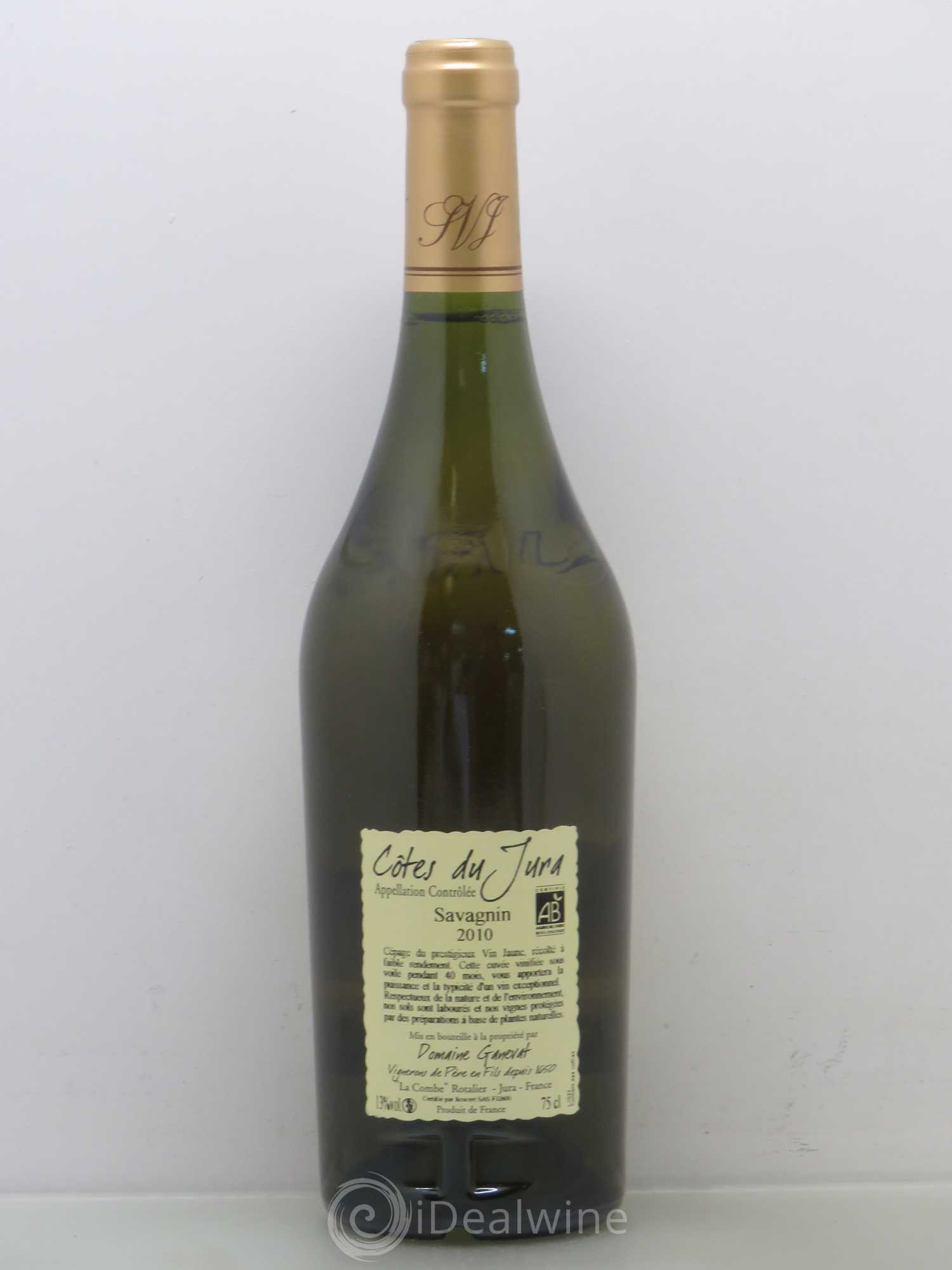 Côtes du Jura Cuvée Prestige Jean-François Ganevat (Domaine) 2010 - Lot de 1 bouteille - 1