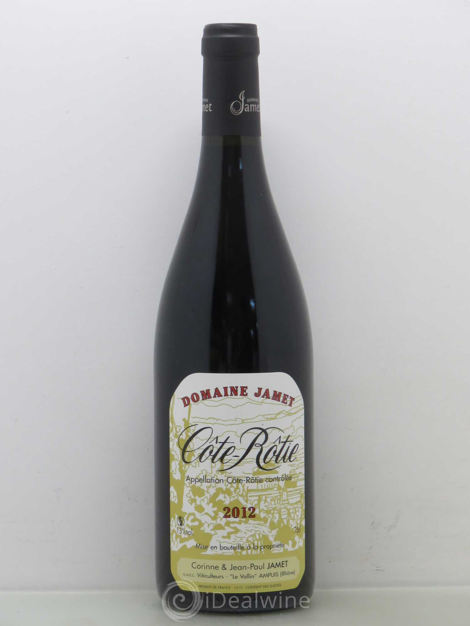 Côte-Rôtie Jamet (Domaine) 2012 - Lot de 1 bouteille - 0