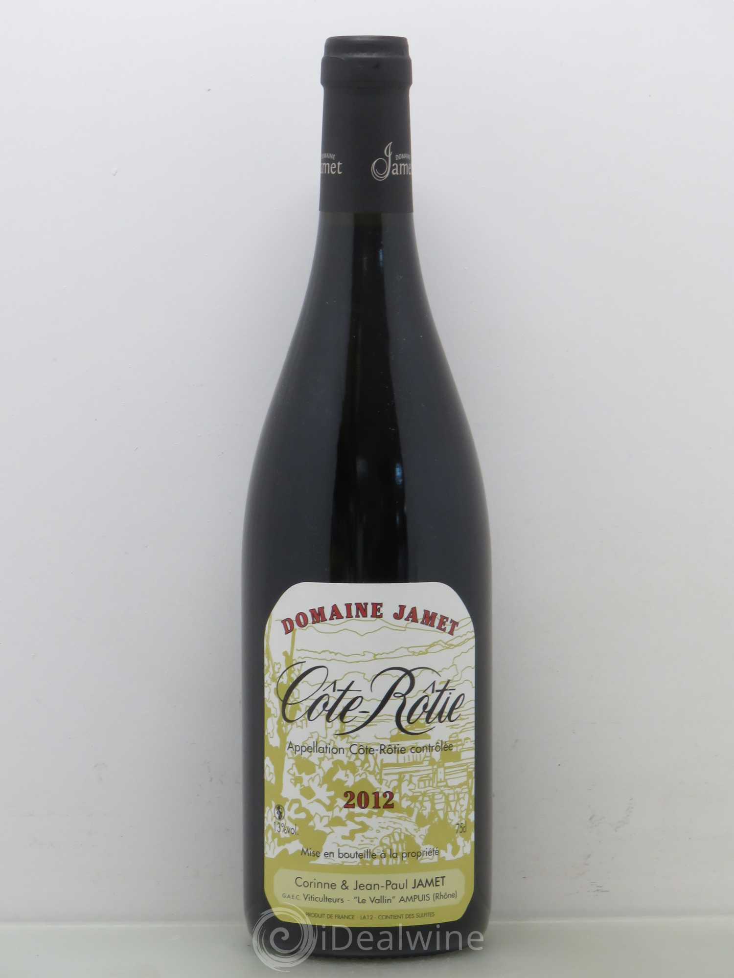 Côte-Rôtie Jamet (Domaine) 2012 - Lot de 1 bouteille - 0