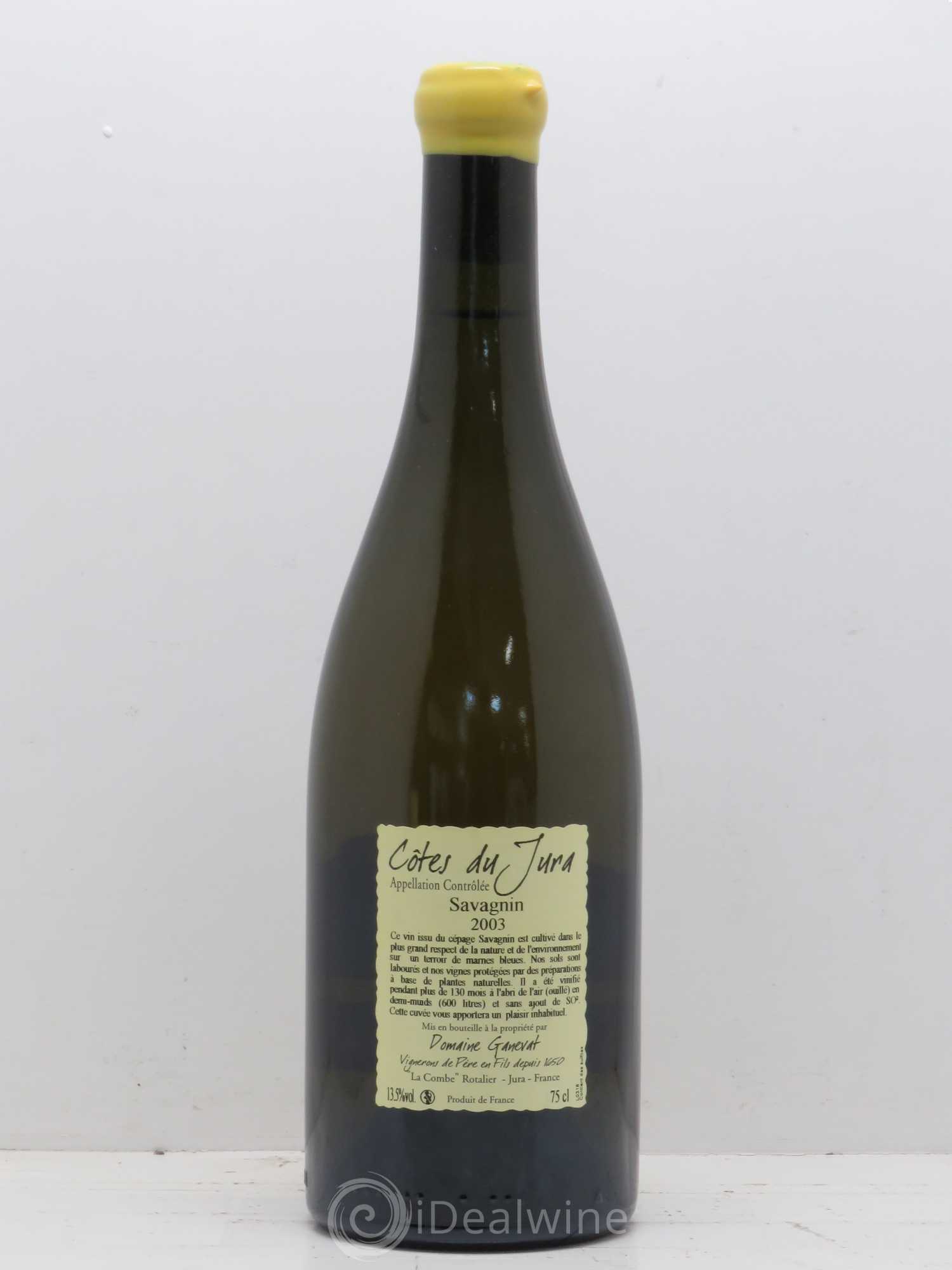 Côtes du Jura Les Vignes de mon Père Jean-François Ganevat (Domaine) 2003 - Lot de 1 bouteille - 1