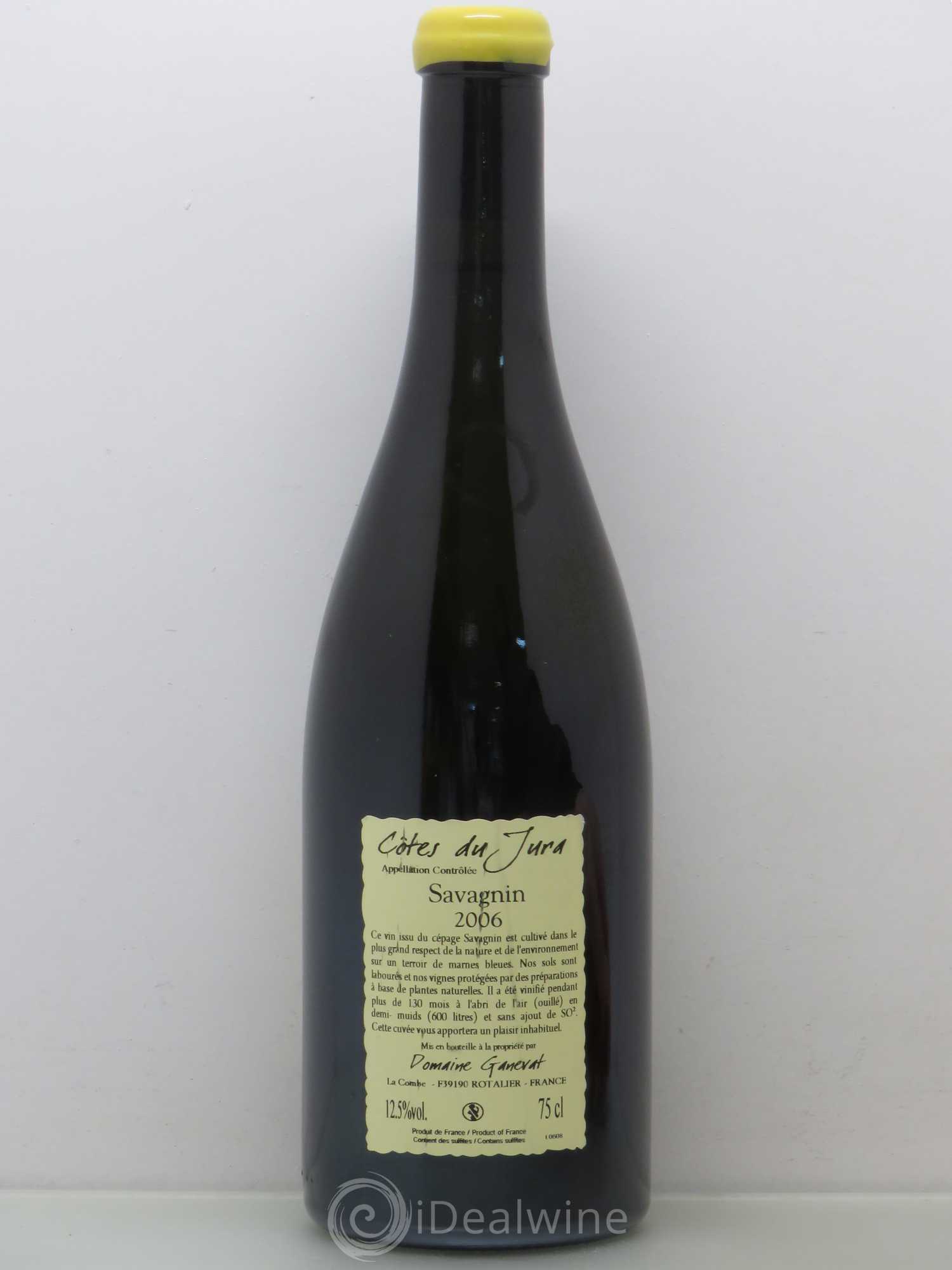 Côtes du Jura Les Vignes de mon Père Jean-François Ganevat (Domaine) 2006 - Lot de 1 bouteille - 1