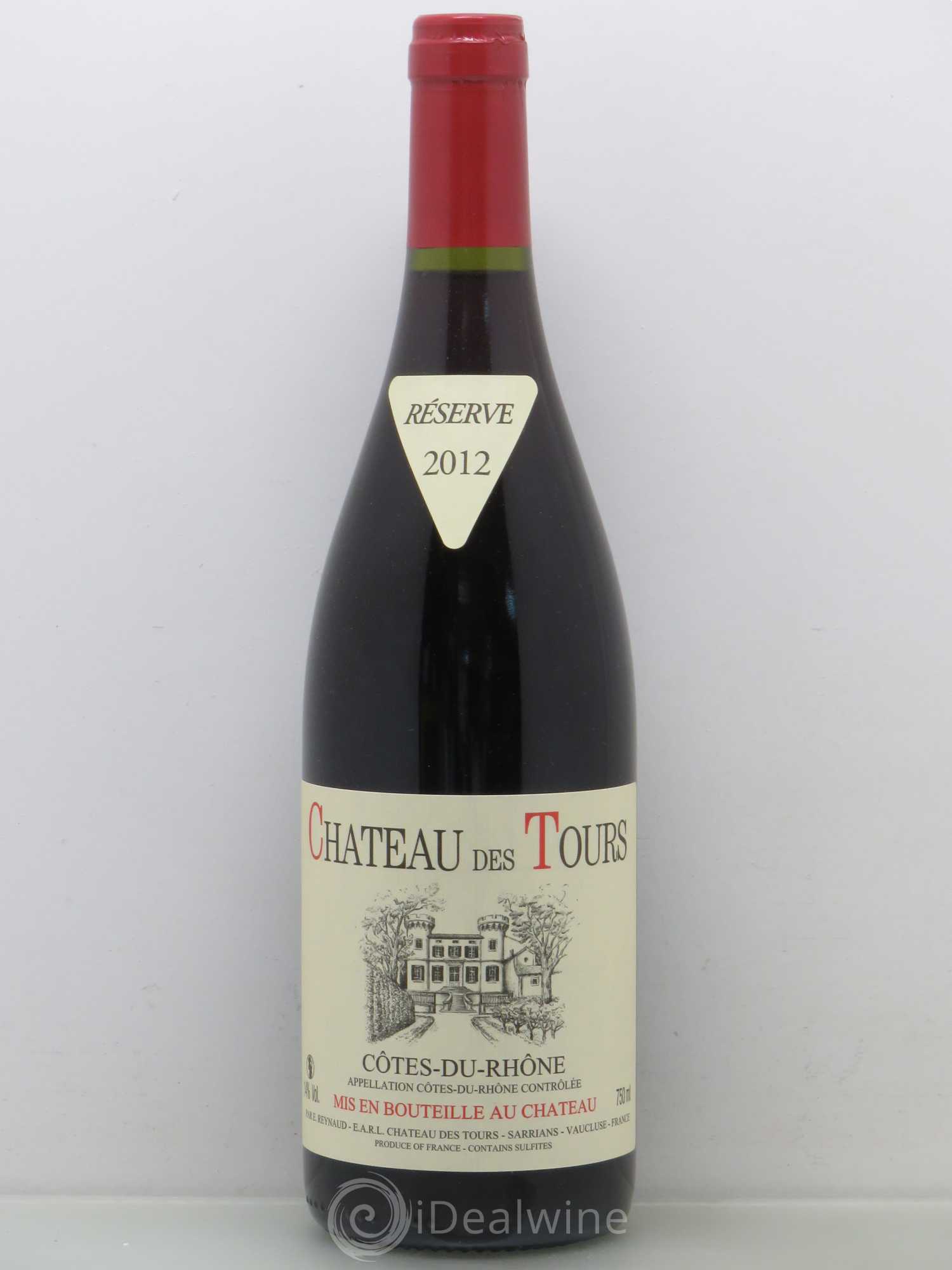 Côtes-du-Rhône Château des Tours Emmanuel Reynaud 2012 - Lot de 1 bouteille - 0