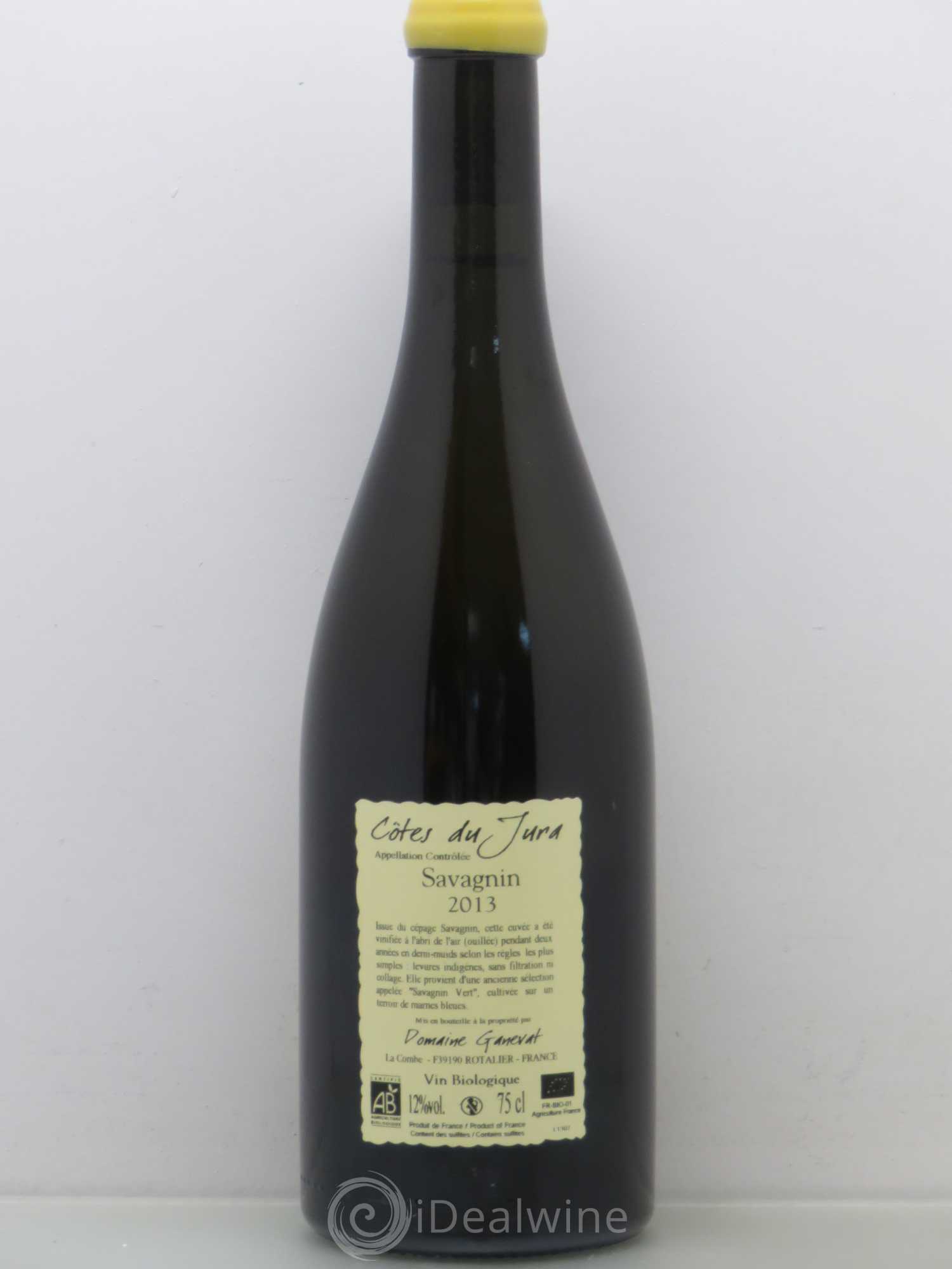 Côtes du Jura Les Chalasses Marnes Bleues Jean-François Ganevat (Domaine) 2013 - Lot de 1 bouteille - 1