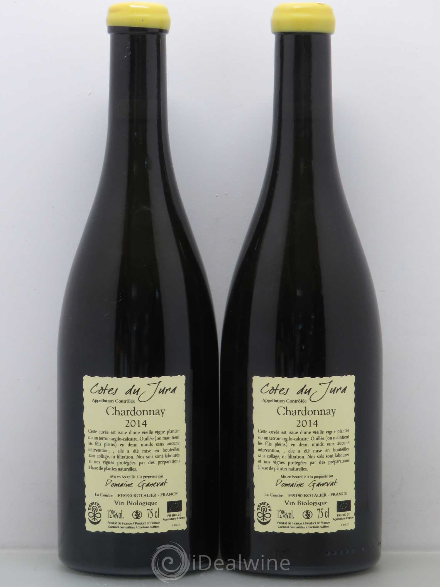 Côtes du Jura Les Chamois du Paradis Jean-François Ganevat (Domaine) 2014 - Lot de 2 bouteilles - 1