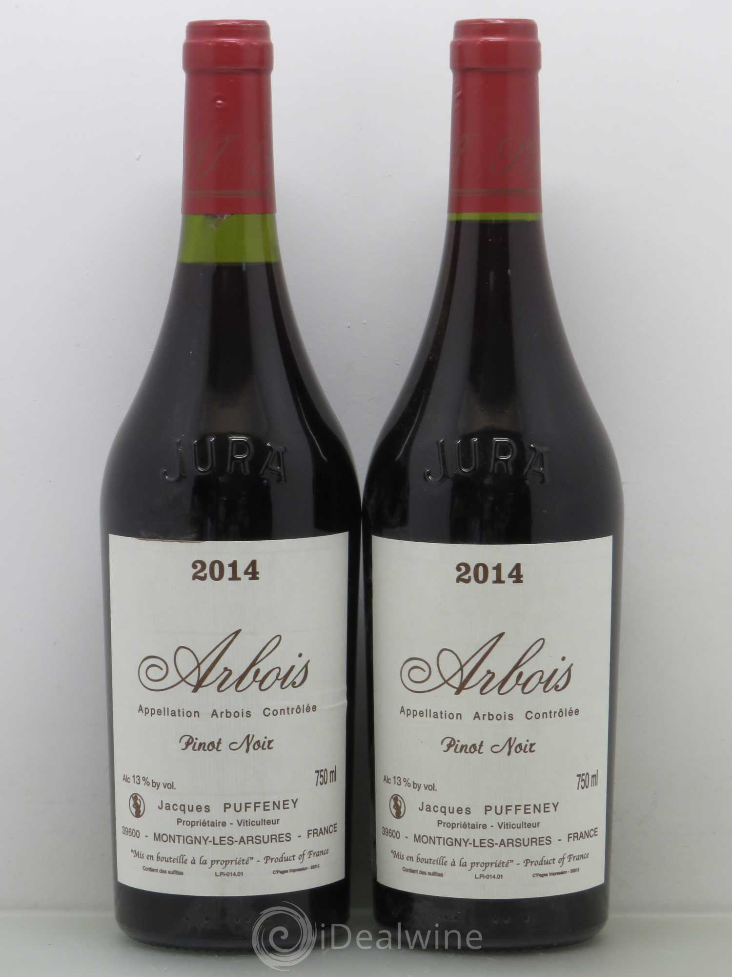 Pinot Noir Puffeney 2014 - Lot de 2 bouteilles - 0