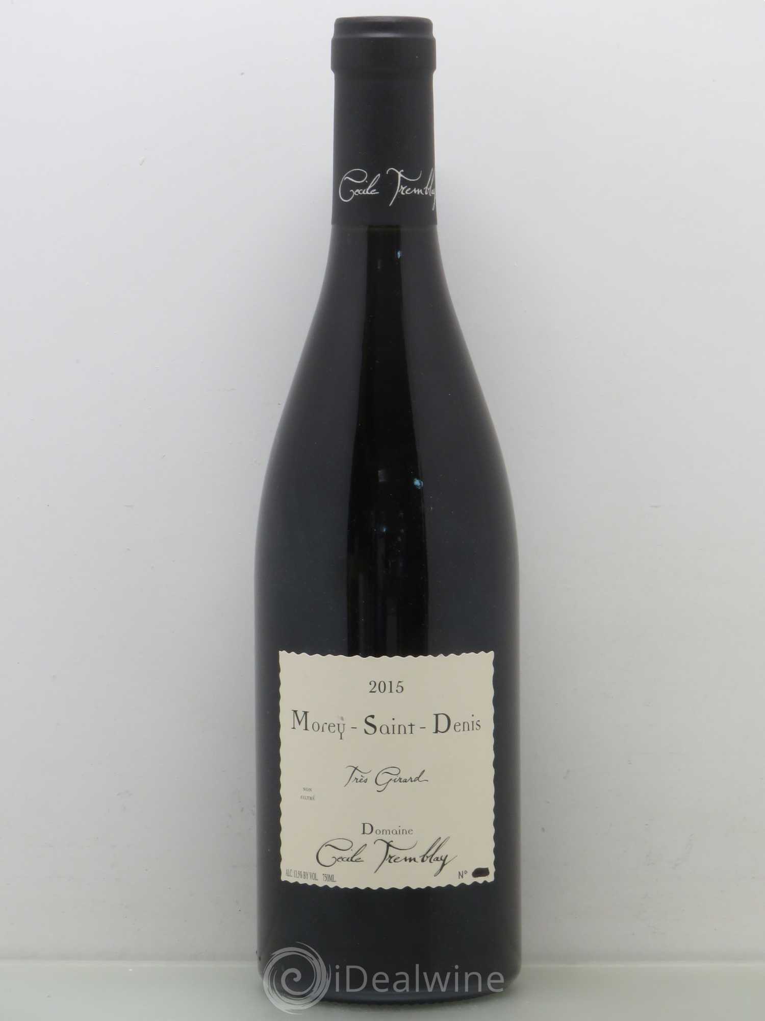 Morey-Saint-Denis Très Girard Cécile Tremblay 2015 - Lot de 1 bouteille - 0