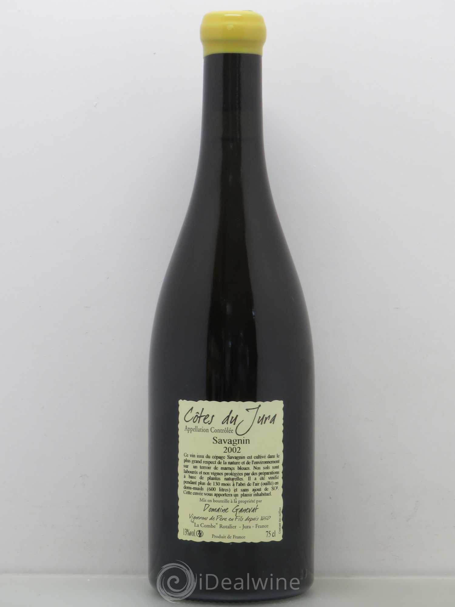 Côtes du Jura Les Vignes de mon Père Jean-François Ganevat (Domaine) 2002 - Lot de 1 bouteille - 1