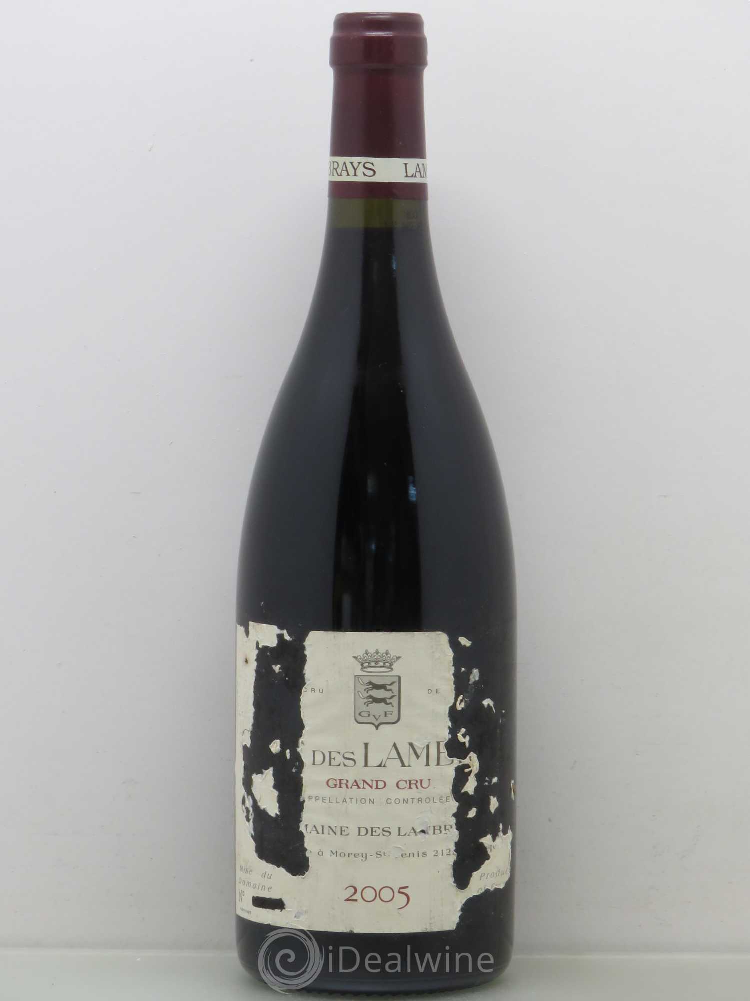 Clos des Lambrays Grand Cru Domaine des Lambrays 2005 - Lot de 1 bouteille - 0