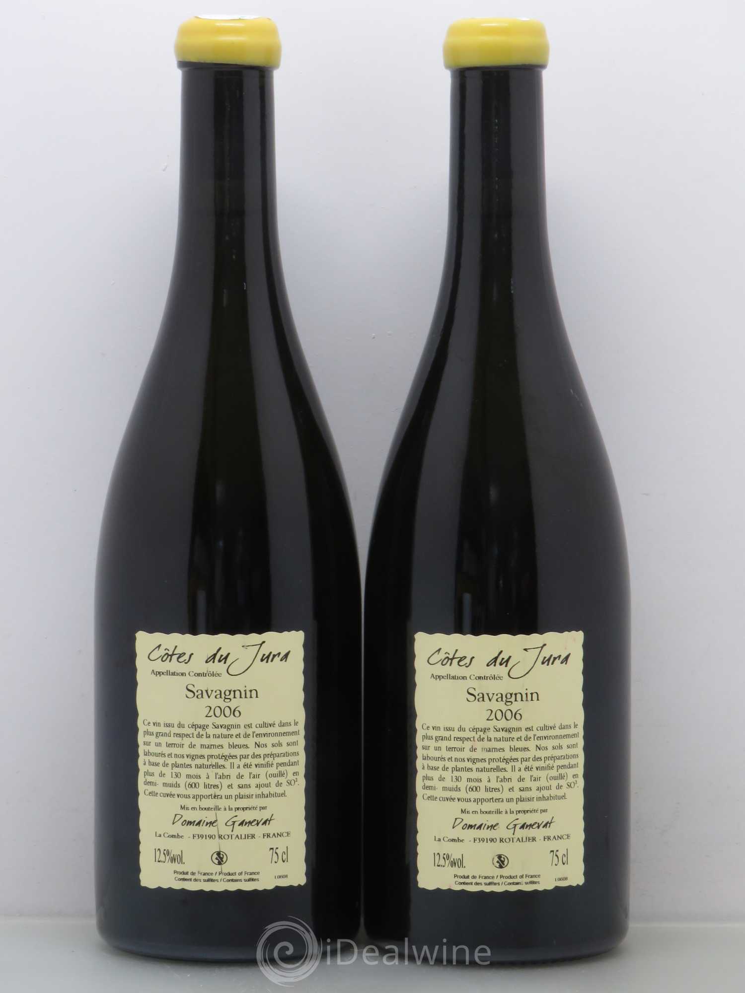 Côtes du Jura Les Vignes de mon Père Jean-François Ganevat (Domaine) 2006 - Lot de 2 bouteilles - 1