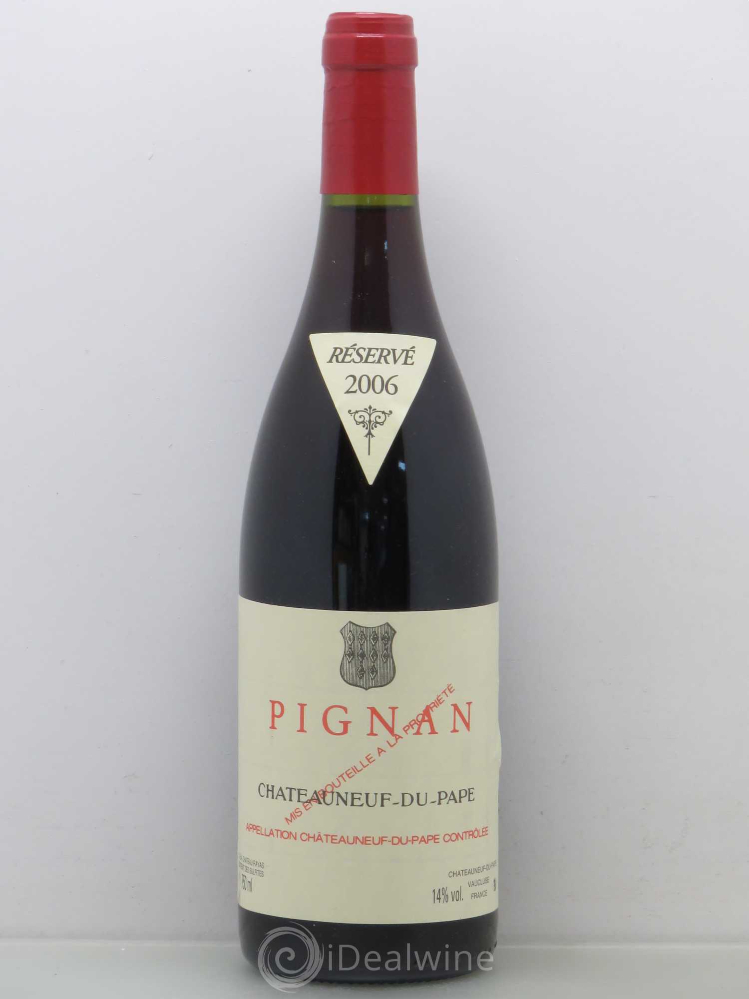 Châteauneuf-du-Pape Pignan Emmanuel Reynaud 2006 - Lot de 1 bouteille - 0