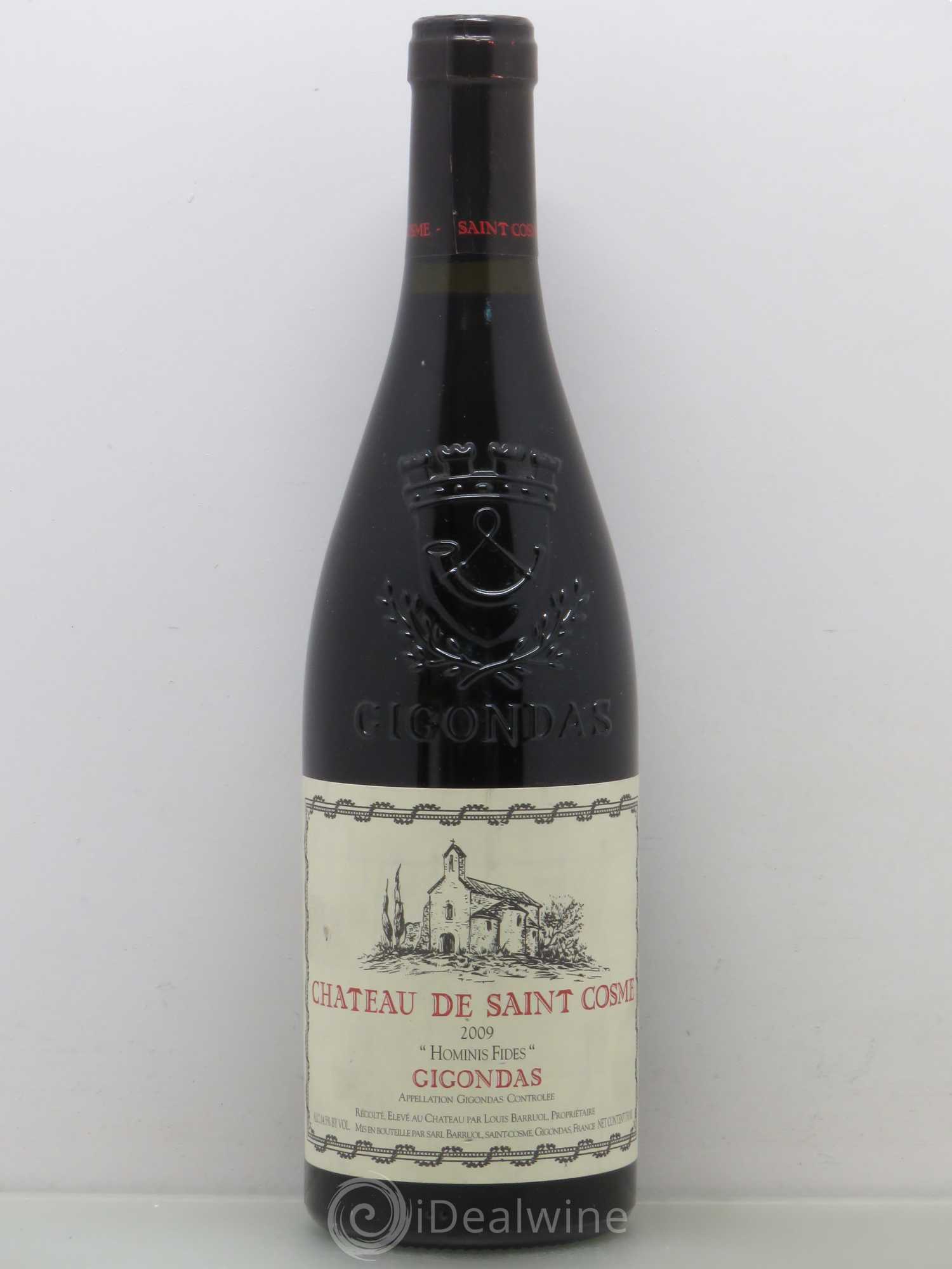 Gigondas Hominis Fides Saint Cosme 2009 - Lot de 1 bouteille - 0