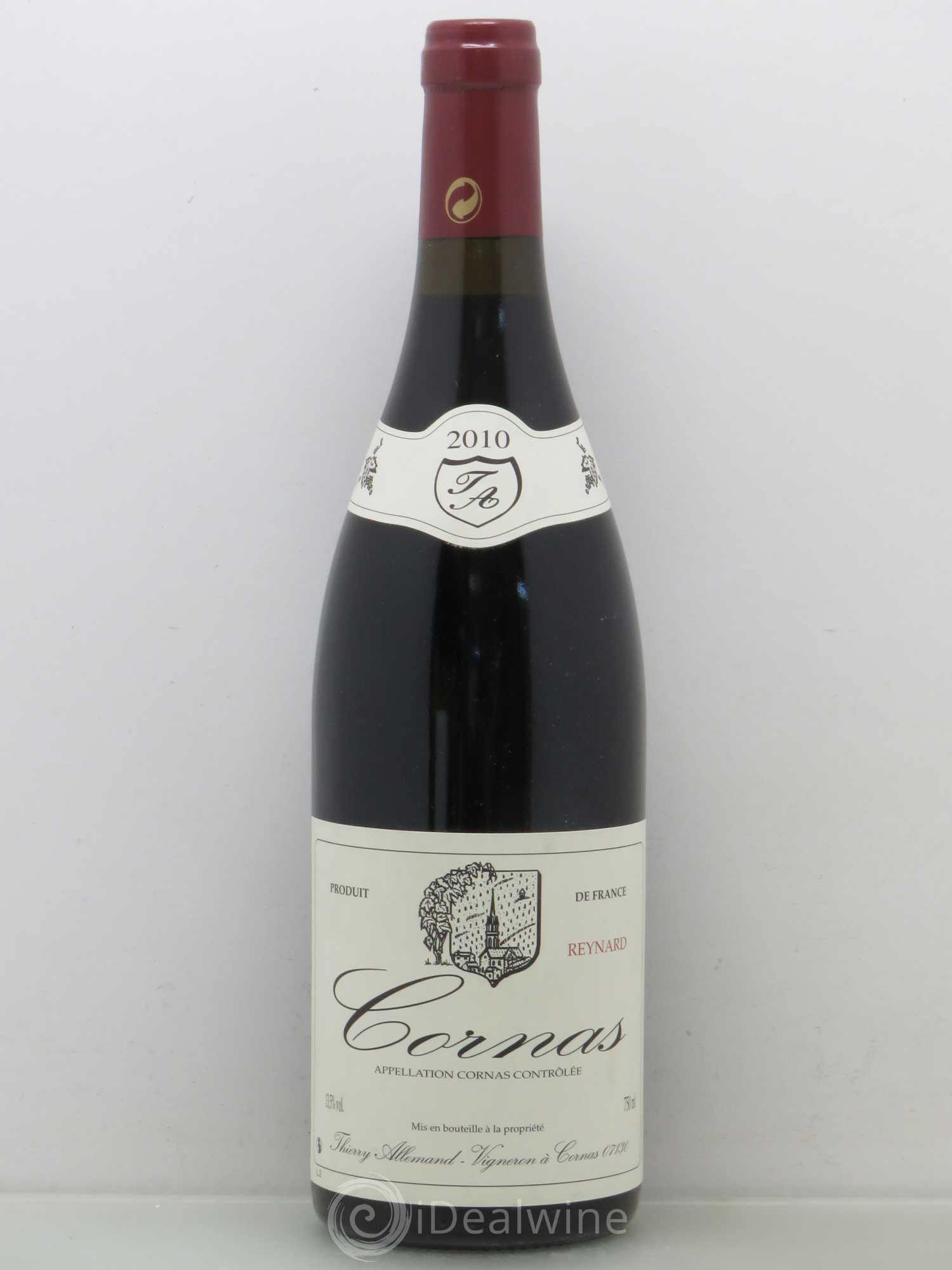 Cornas Reynard Thierry Allemand 2010 - Lot de 1 bouteille - 0