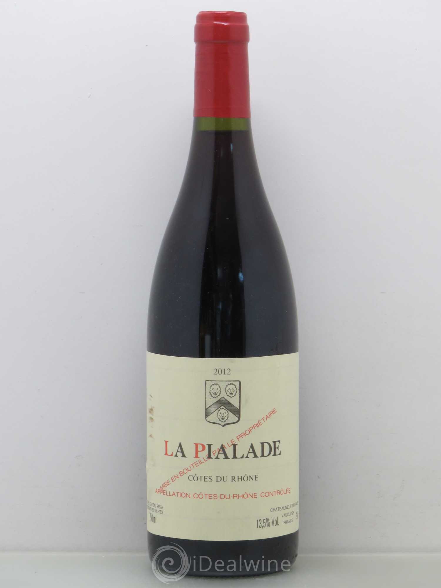 Côtes-du-Rhône La Pialade Emmanuel Reynaud 2012 - Lot de 1 bouteille - 0