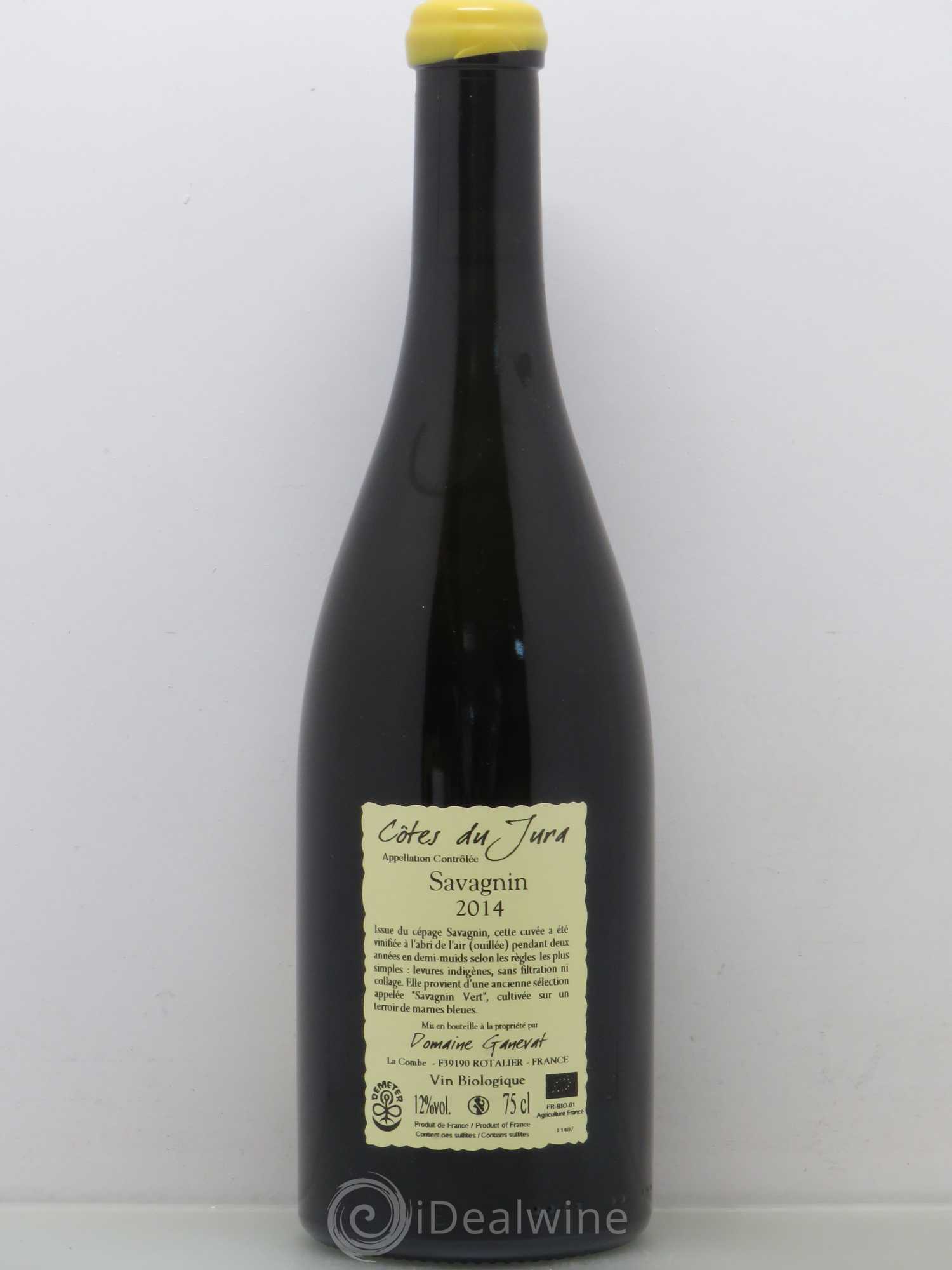 Côtes du Jura Les Chalasses Marnes Bleues Jean-François Ganevat (Domaine) 2014 - Lot de 1 bouteille - 1