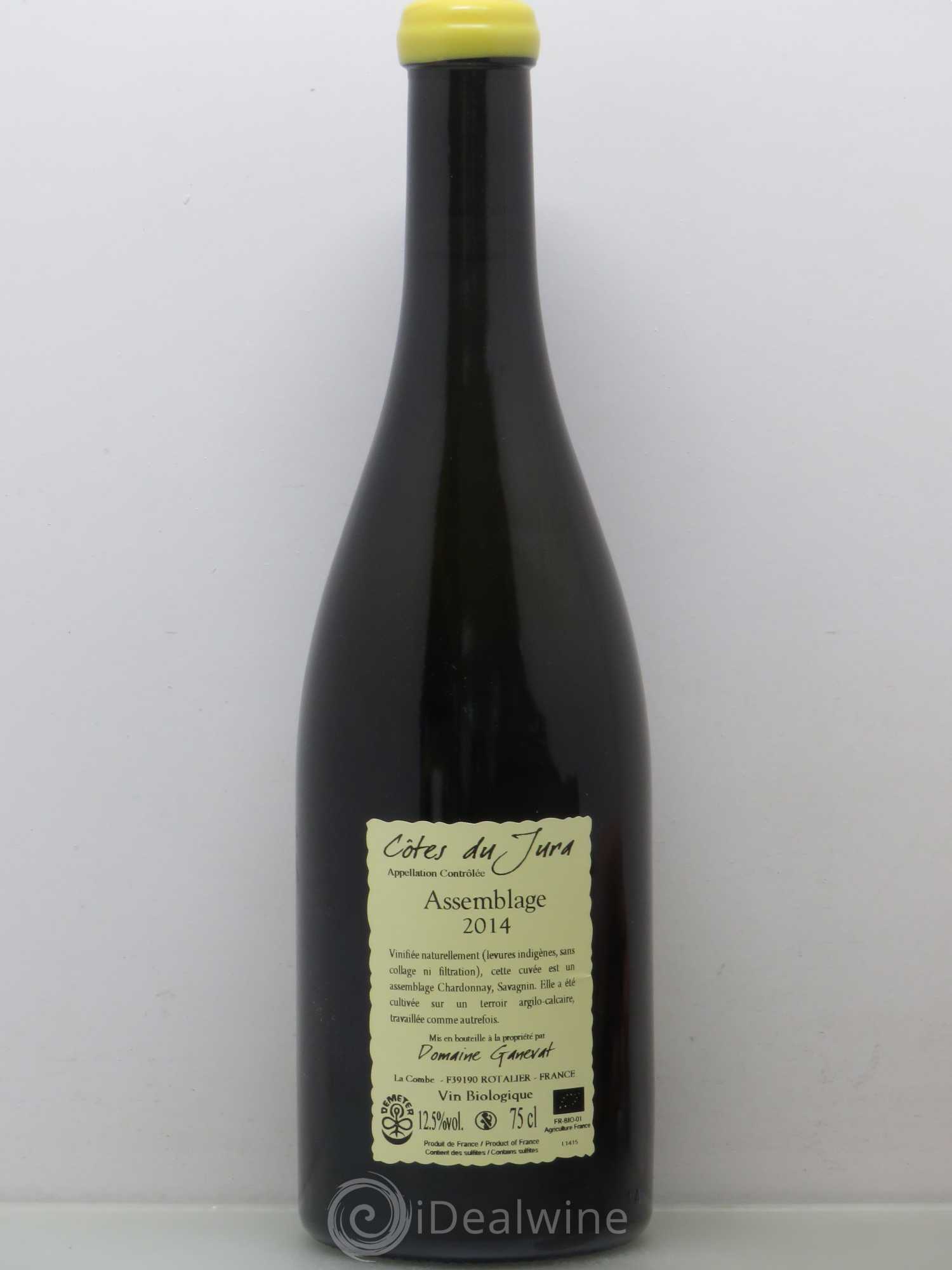 Côtes du Jura Cuvée Orégane Jean-François Ganevat (Domaine) 2014 - Lot de 1 bouteille - 1