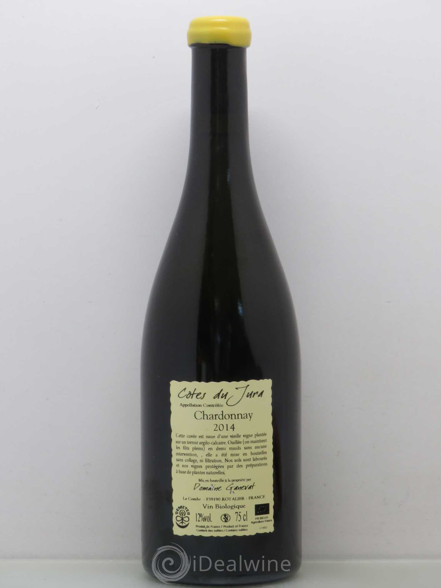 Côtes du Jura Les Chamois du Paradis Jean-François Ganevat (Domaine) 2014 - Lot de 1 bouteille - 1