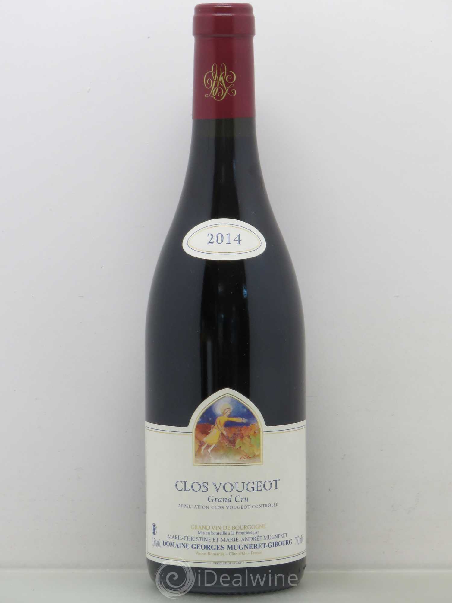 Clos de Vougeot Grand Cru Mugneret-Gibourg (Domaine) 2014 - Lot de 1 bouteille - 0