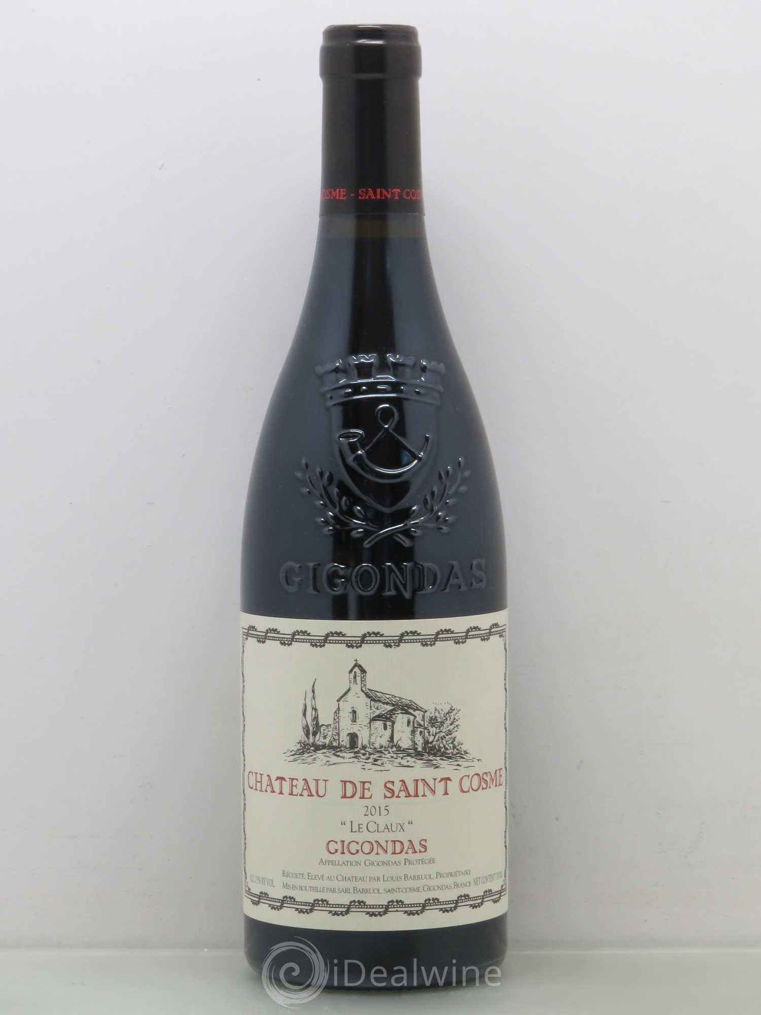 Gigondas Le Claux Saint Cosme 2015 - Lot de 1 bouteille - 0