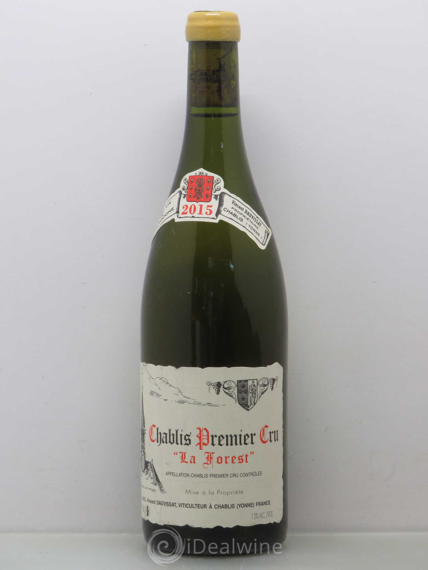 Chablis 1er Cru La Forest Vincent Dauvissat (Domaine) 2015 - Lot de 1 bouteille - 0