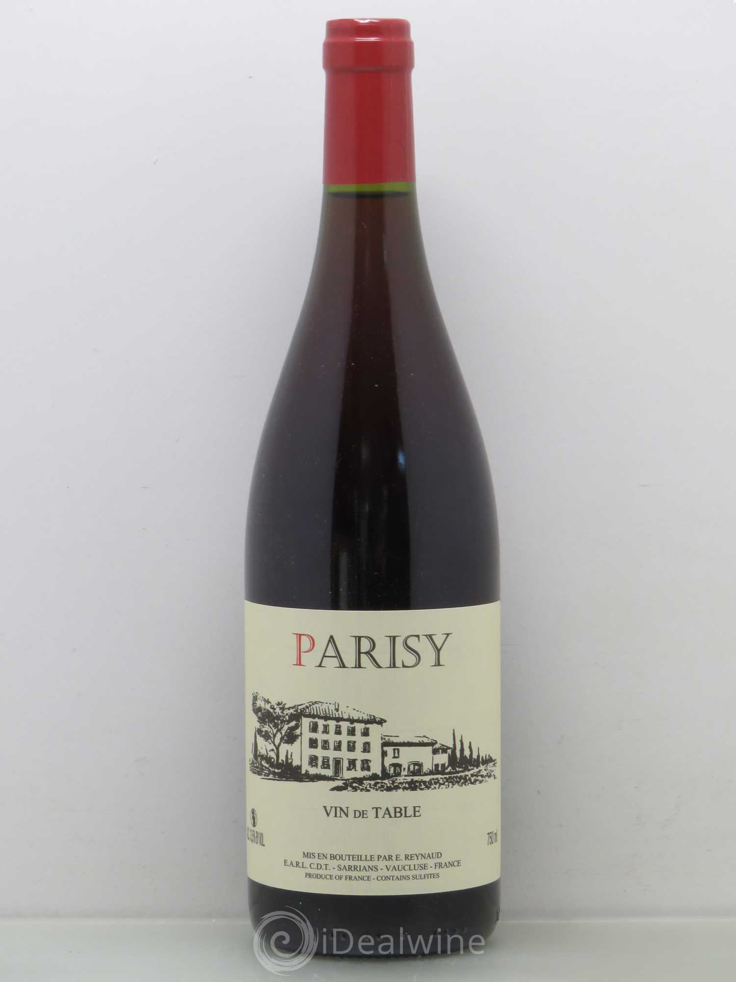 Vin de Table Parisy Emmanuel Reynaud - Posten von 1 Flasche - 0