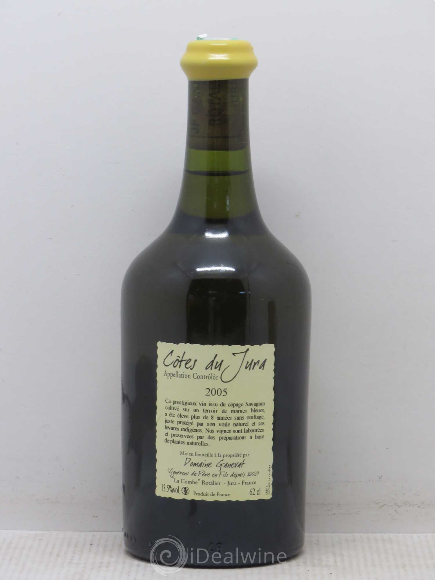 Côtes du Jura Vin Jaune Jean-François Ganevat (Domaine) 2005 - Lot de 1 bouteille - 1