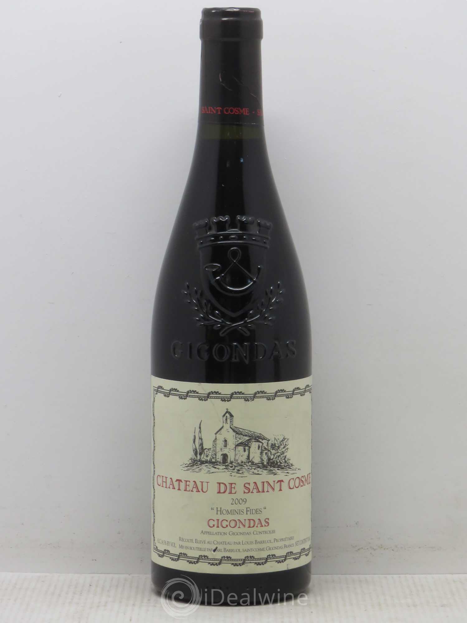 Gigondas Hominis Fides Saint Cosme 2009 - Lot de 1 bouteille - 0
