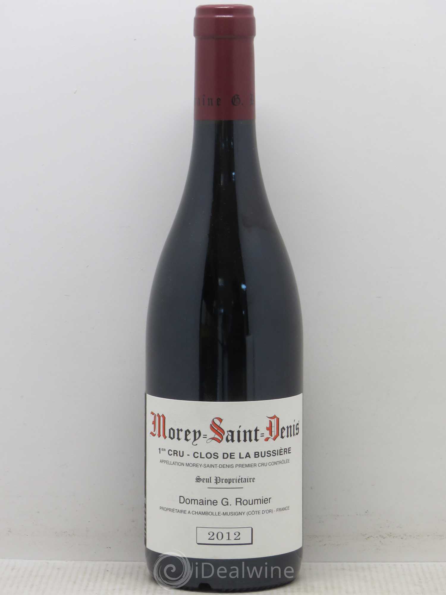 Morey-Saint-Denis 1er Cru Clos de la Bussière Georges Roumier (Domaine) 2012 - Lot de 1 bouteille - 0