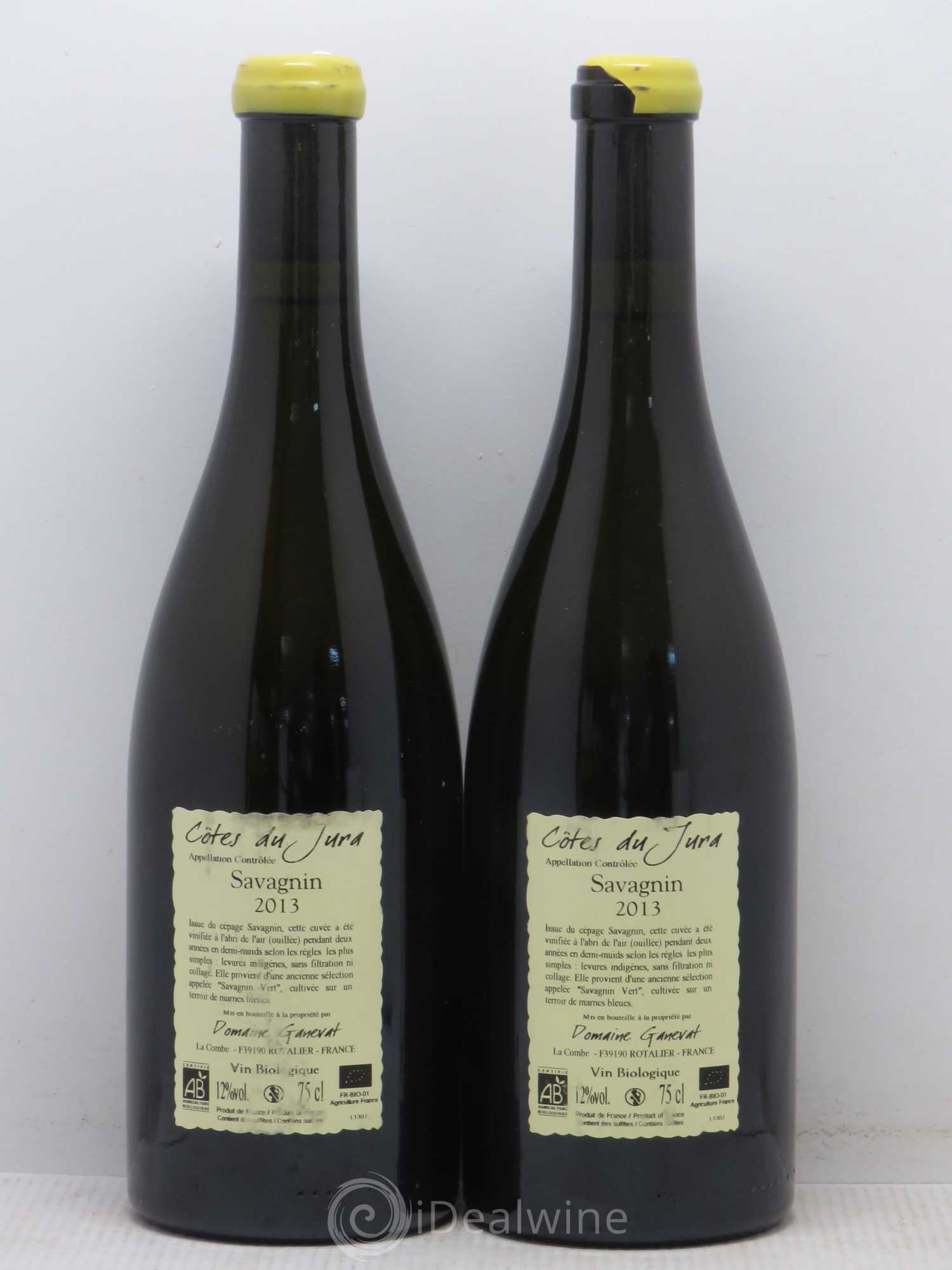 Côtes du Jura Les Chalasses Marnes Bleues Jean-François Ganevat (Domaine) 2013 - Lot de 2 bouteilles - 1