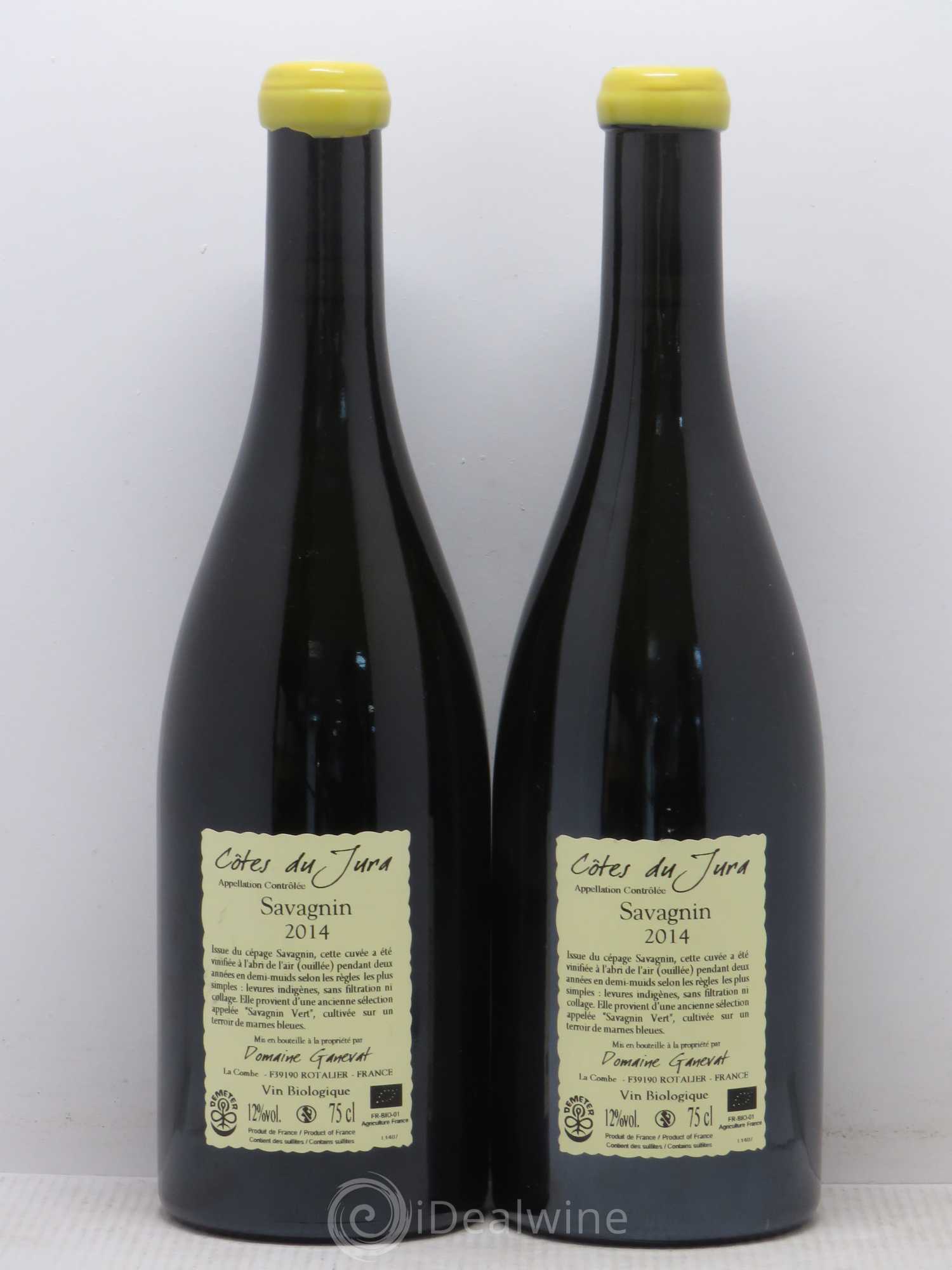 Côtes du Jura Les Chalasses Marnes Bleues Jean-François Ganevat (Domaine) 2014 - Lot de 2 bouteilles - 1