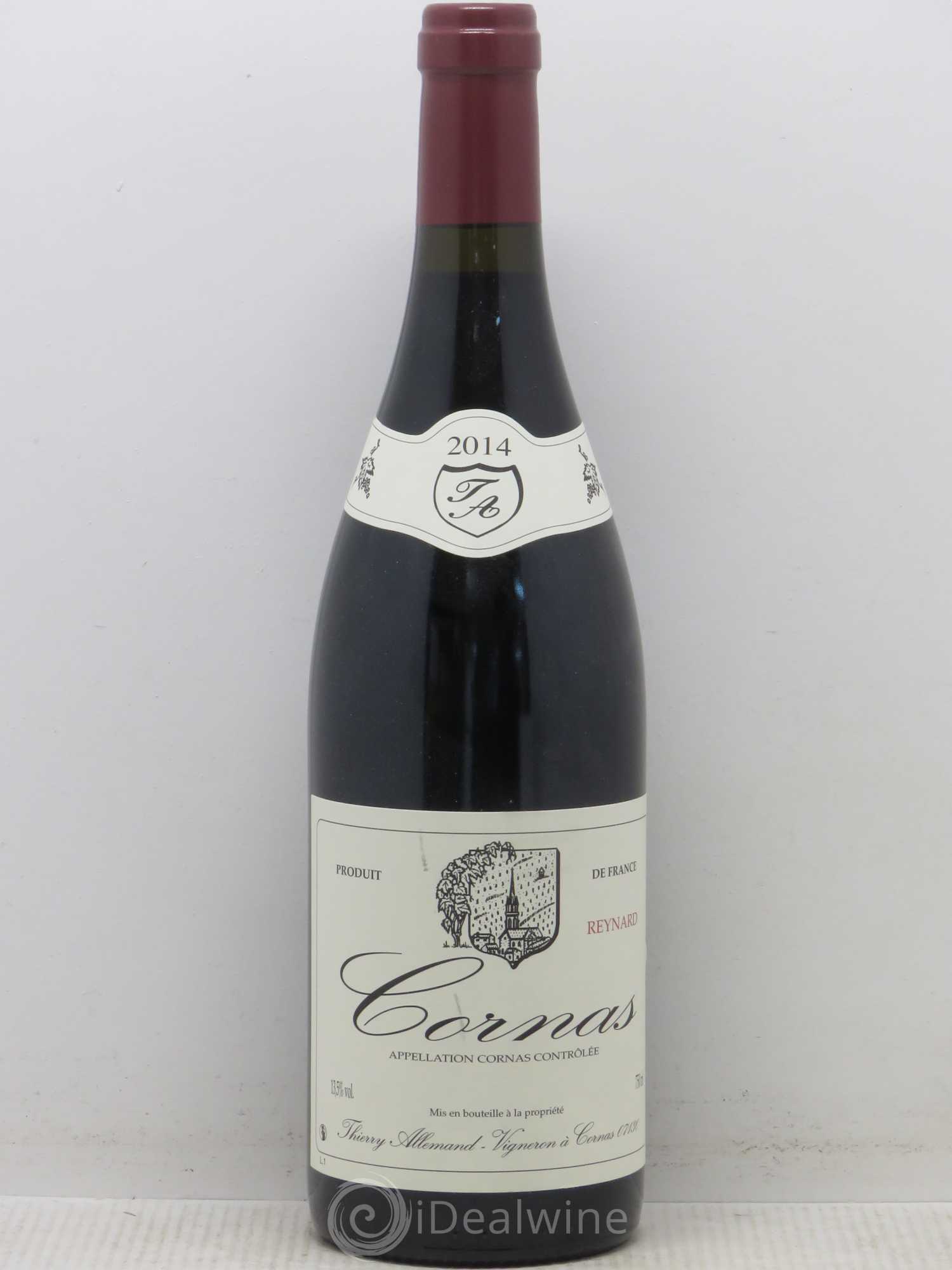 Cornas Reynard Thierry Allemand 2014 - Lot de 1 bouteille - 0