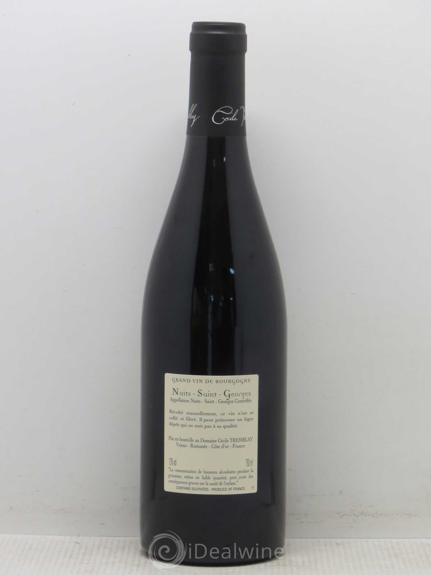 Nuits-Saint-Georges Albuca Cécile Tremblay 2014 - Lot de 1 bouteille - 1