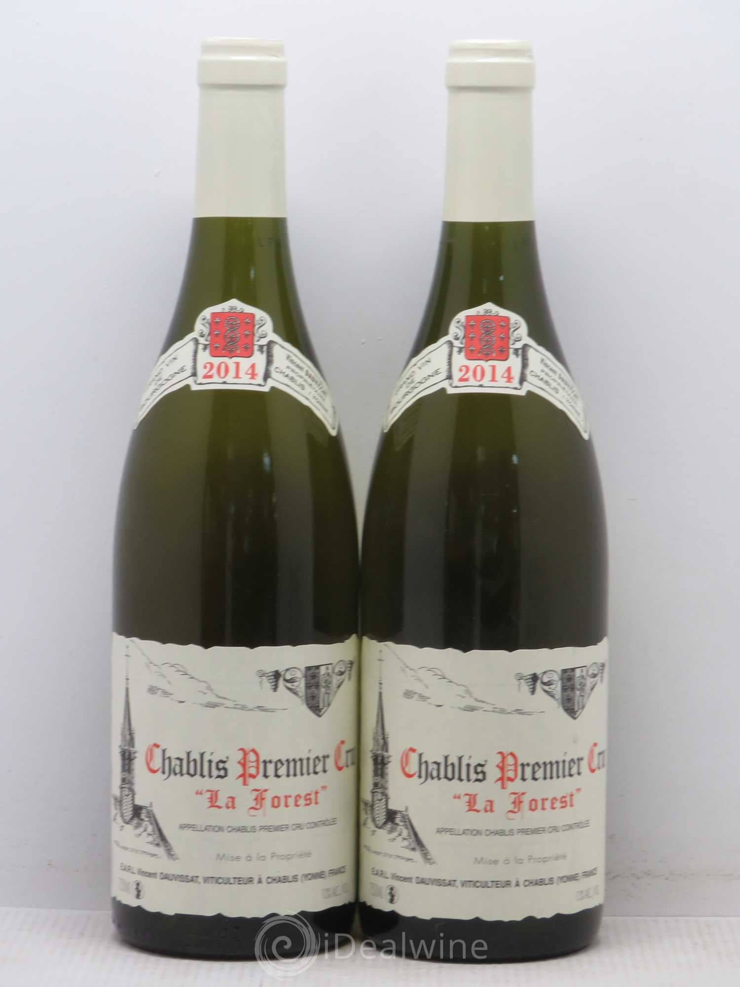 Chablis 1er Cru La Forest Vincent Dauvissat (Domaine) 2014 - Lot de 2 bouteilles - 0