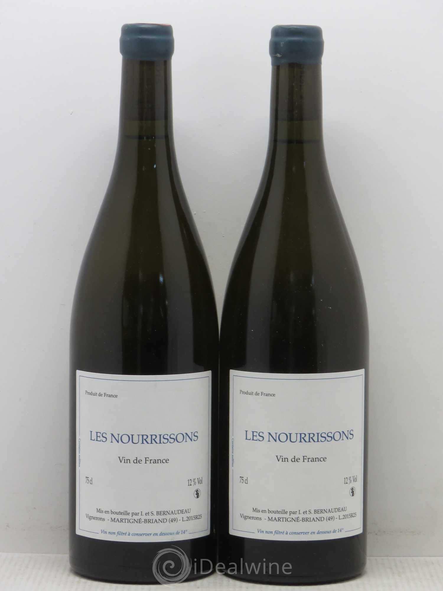 Vin de France Les Nourrissons Stéphane Bernaudeau 2015 - Lot de 2 bouteilles - 0