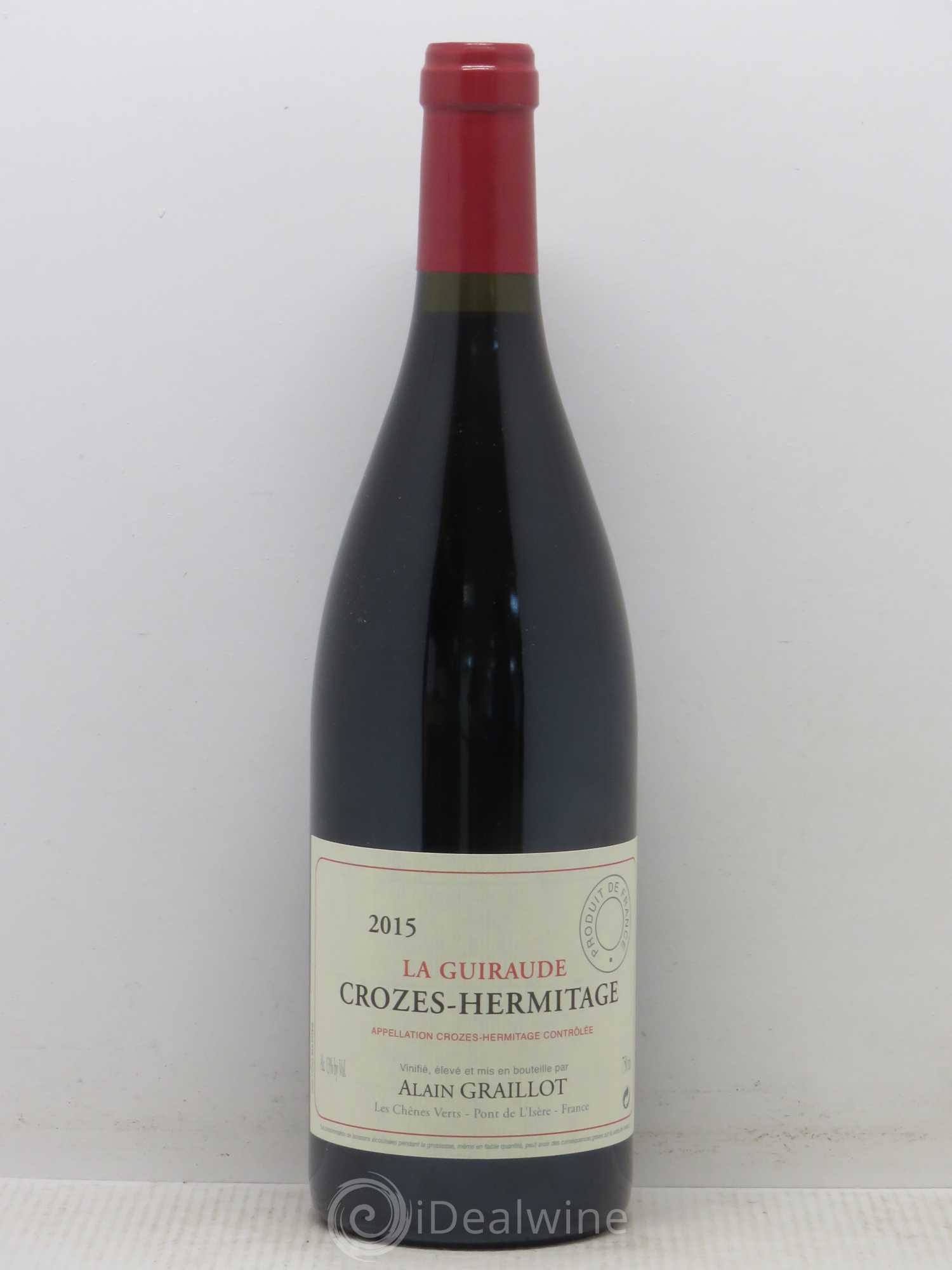 Crozes-Hermitage La Guiraude Domaine Graillot 2015 - Lot de 1 bouteille - 0