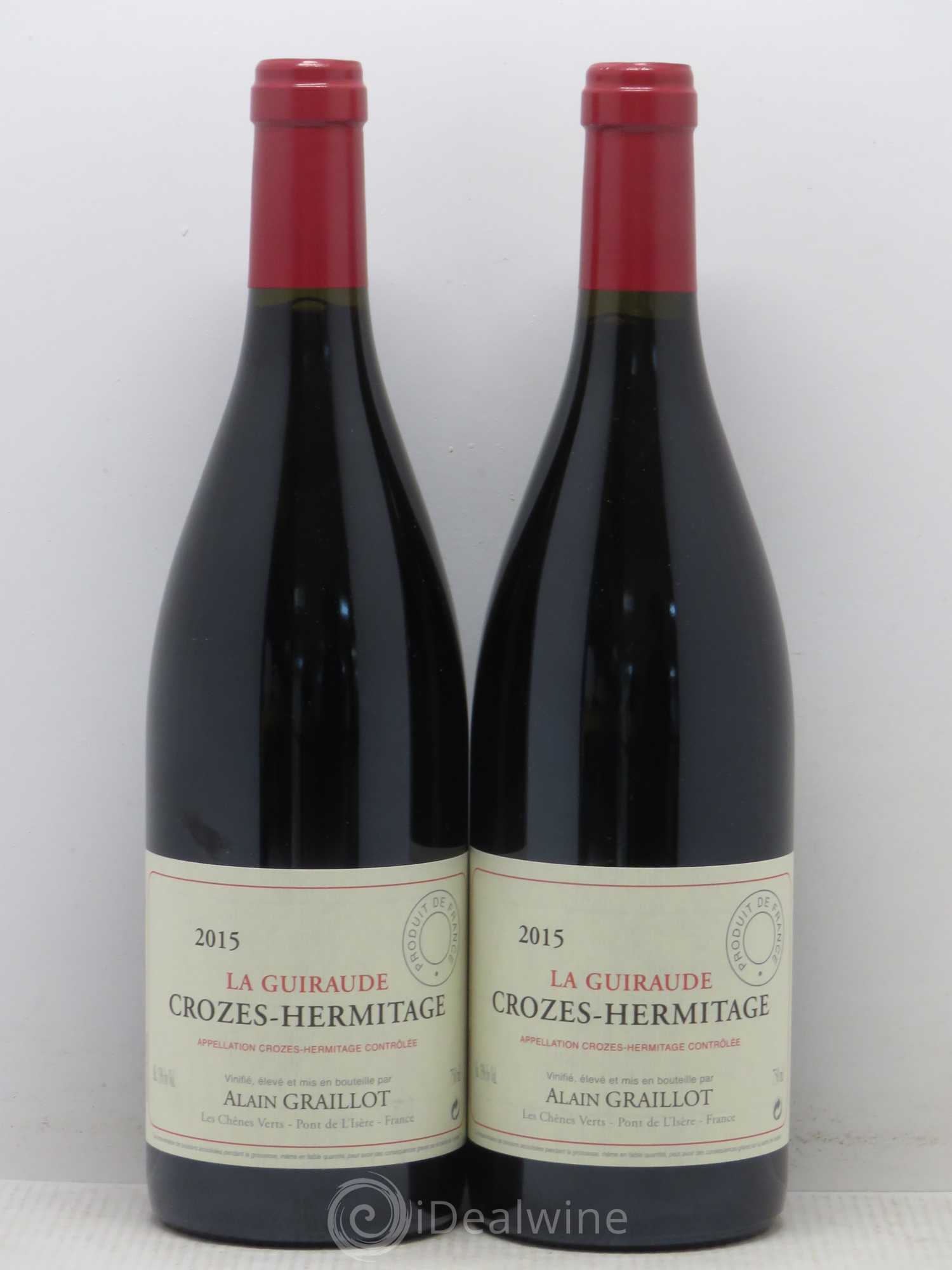 Crozes-Hermitage La Guiraude Domaine Graillot 2015 - Lot de 2 bouteilles - 0