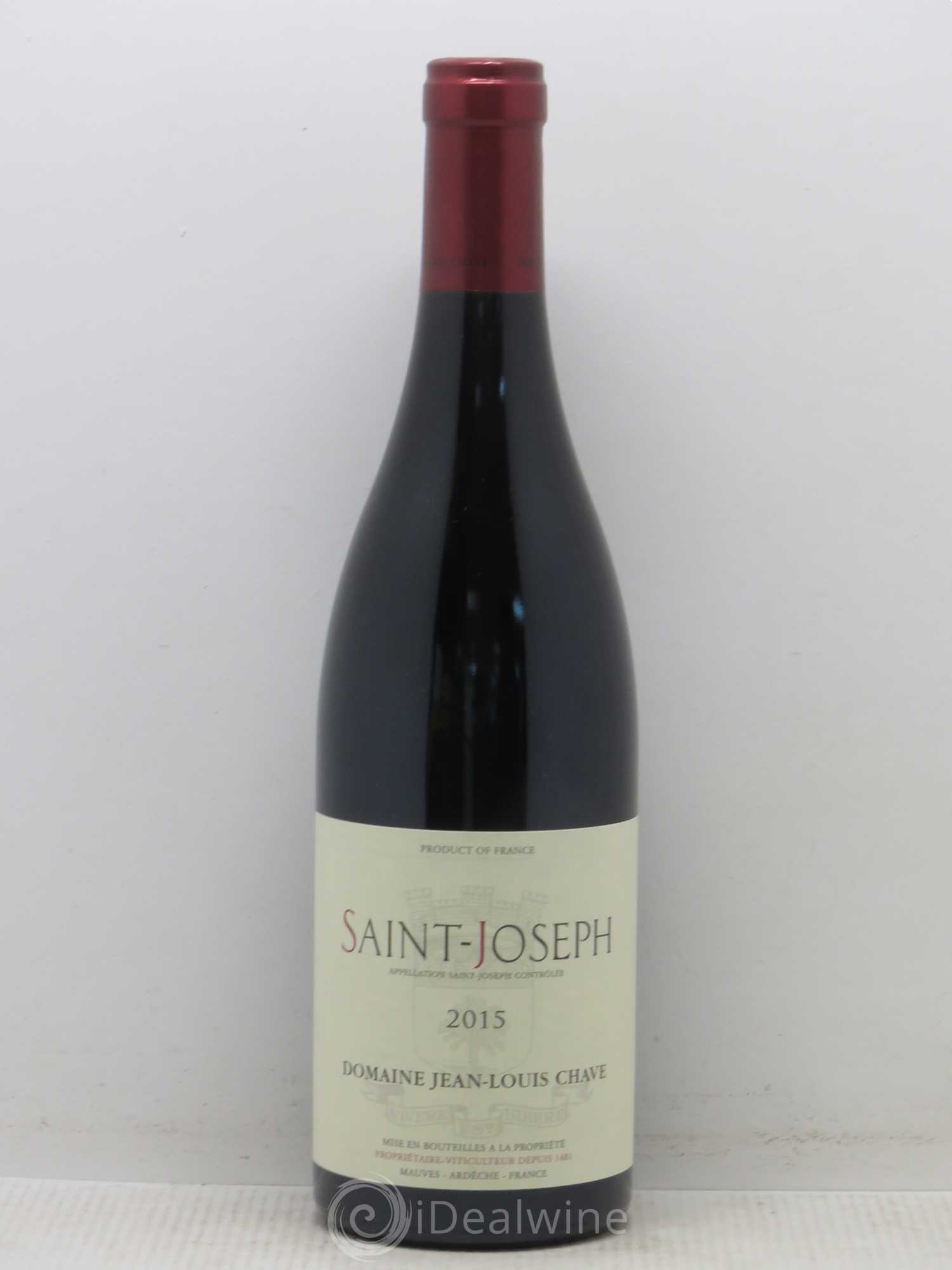 Saint-Joseph Jean-Louis Chave 2015 - Lot de 1 bouteille - 0