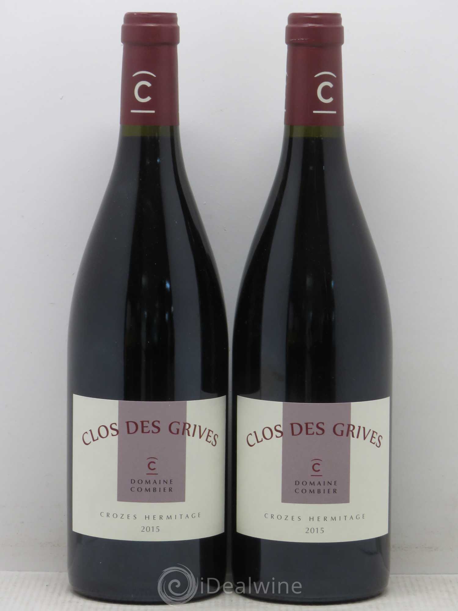 Crozes-Hermitage Clos des Grives Combier 2015 - Lot de 2 bouteilles - 0