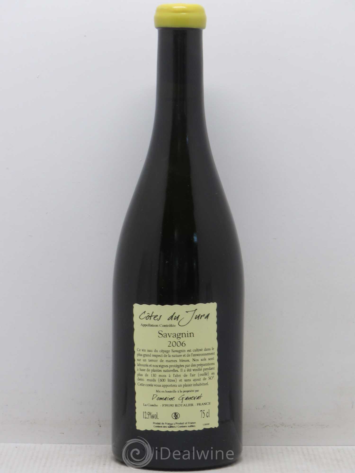 Côtes du Jura Les Vignes de mon Père Jean-François Ganevat (Domaine) 2006 - Lot de 1 bouteille - 1