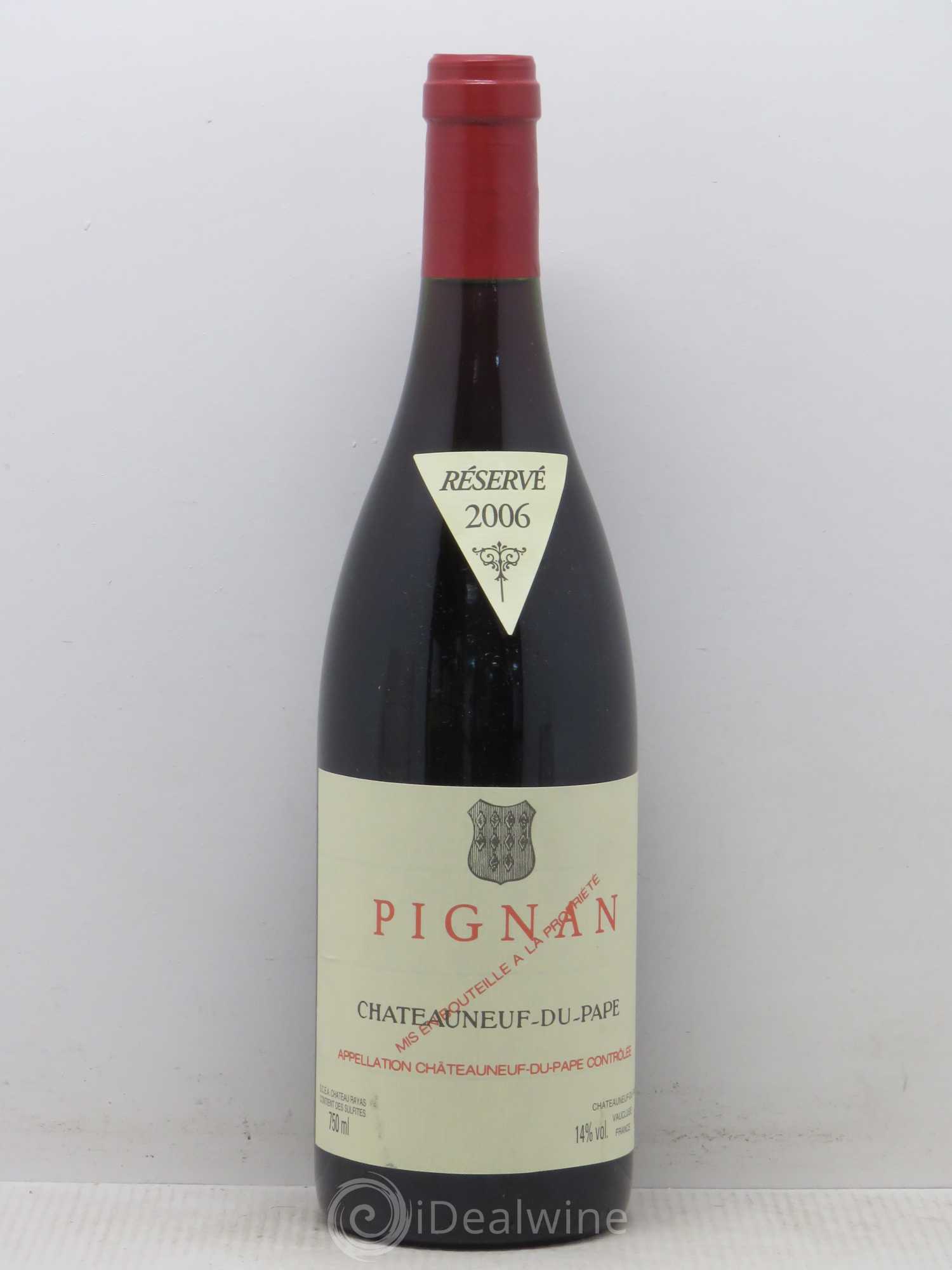 Châteauneuf-du-Pape Pignan Emmanuel Reynaud 2006 - Lot de 1 bouteille - 0