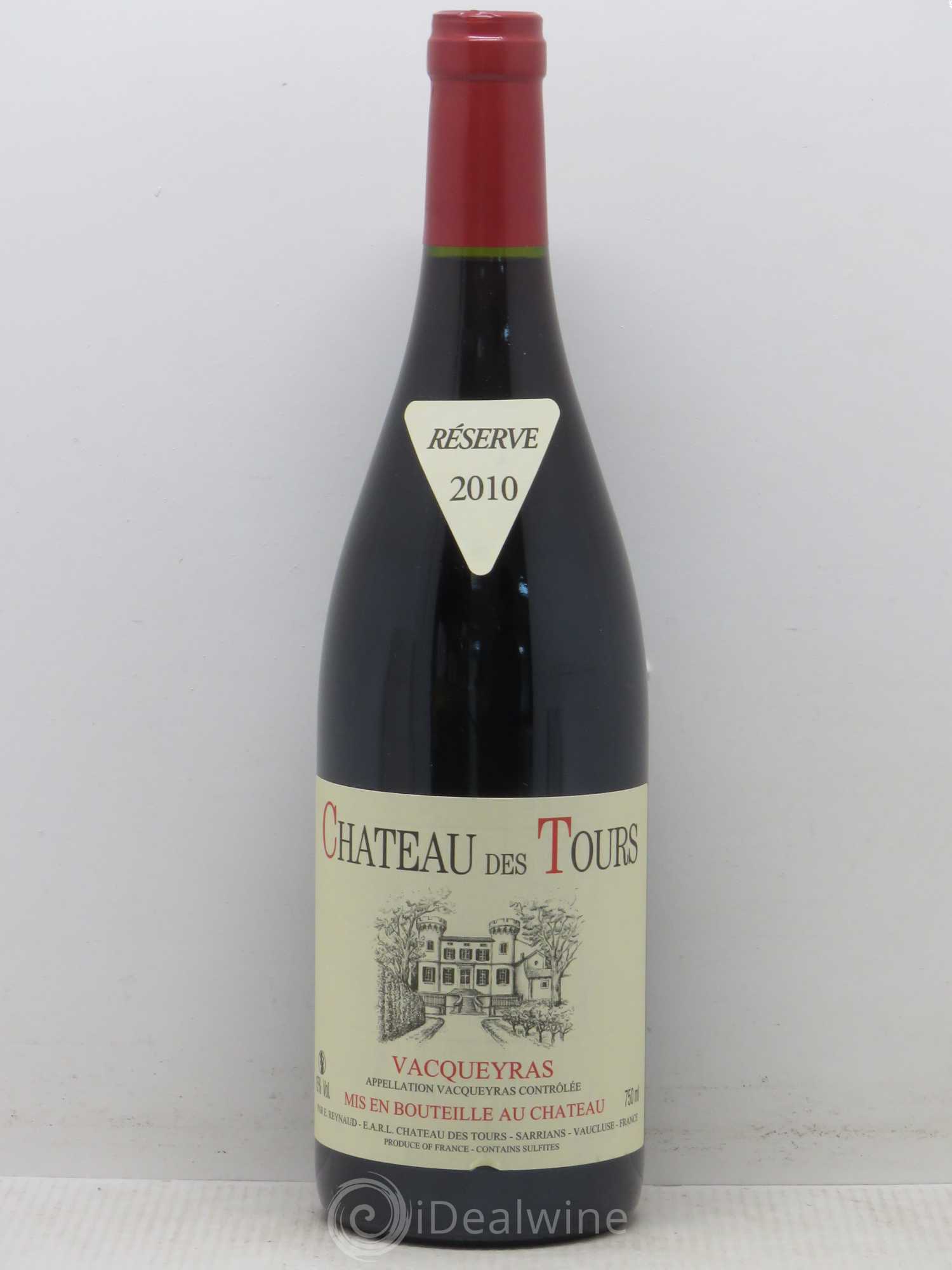 Vacqueyras Château des Tours Emmanuel Reynaud 2010 - Lot de 1 bouteille - 0