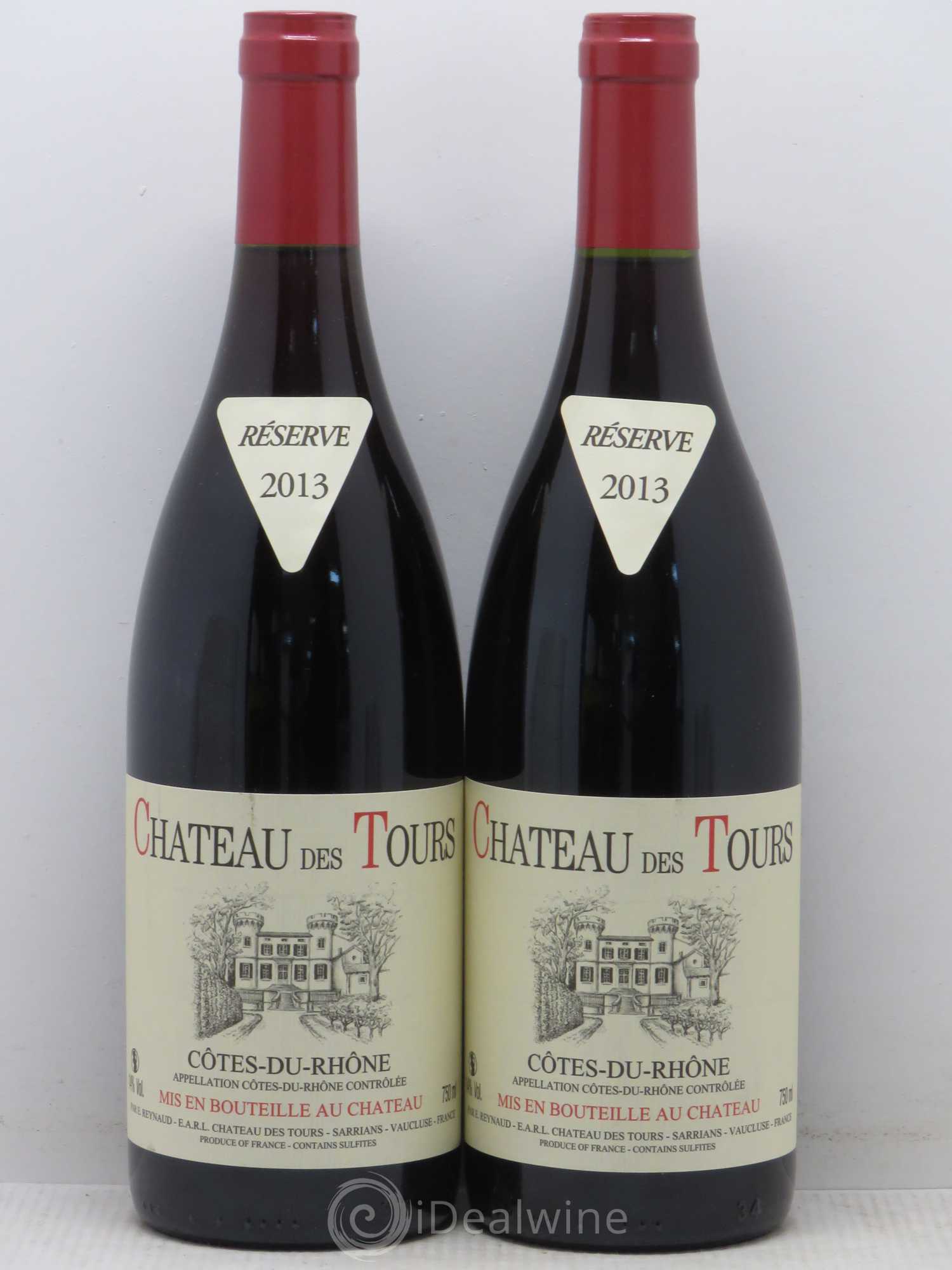 Côtes-du-Rhône Château des Tours Emmanuel Reynaud 2013 - Lot de 2 bouteilles - 0