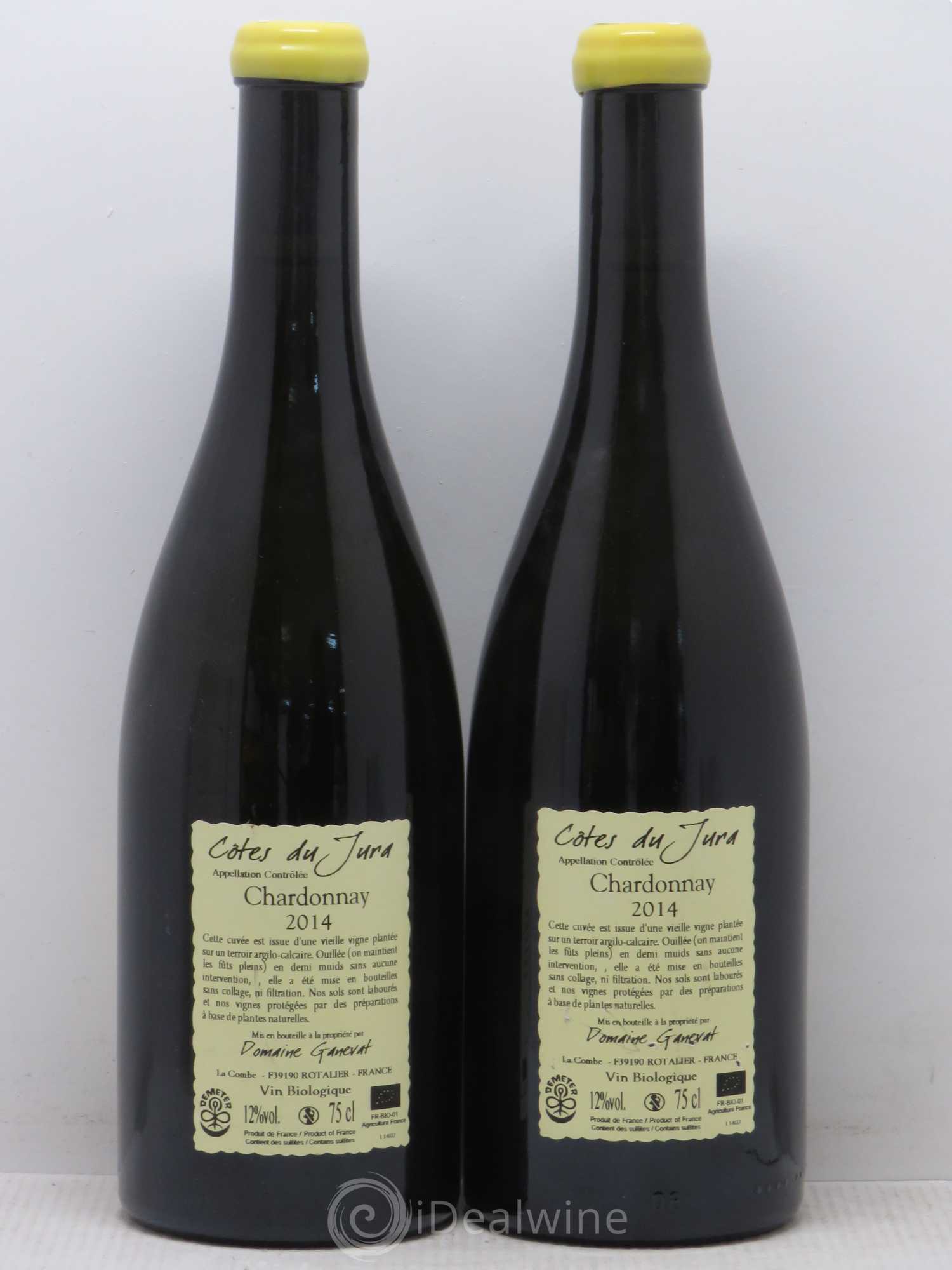 Côtes du Jura Les Chamois du Paradis Jean-François Ganevat (Domaine) 2014 - Lot de 2 bouteilles - 1