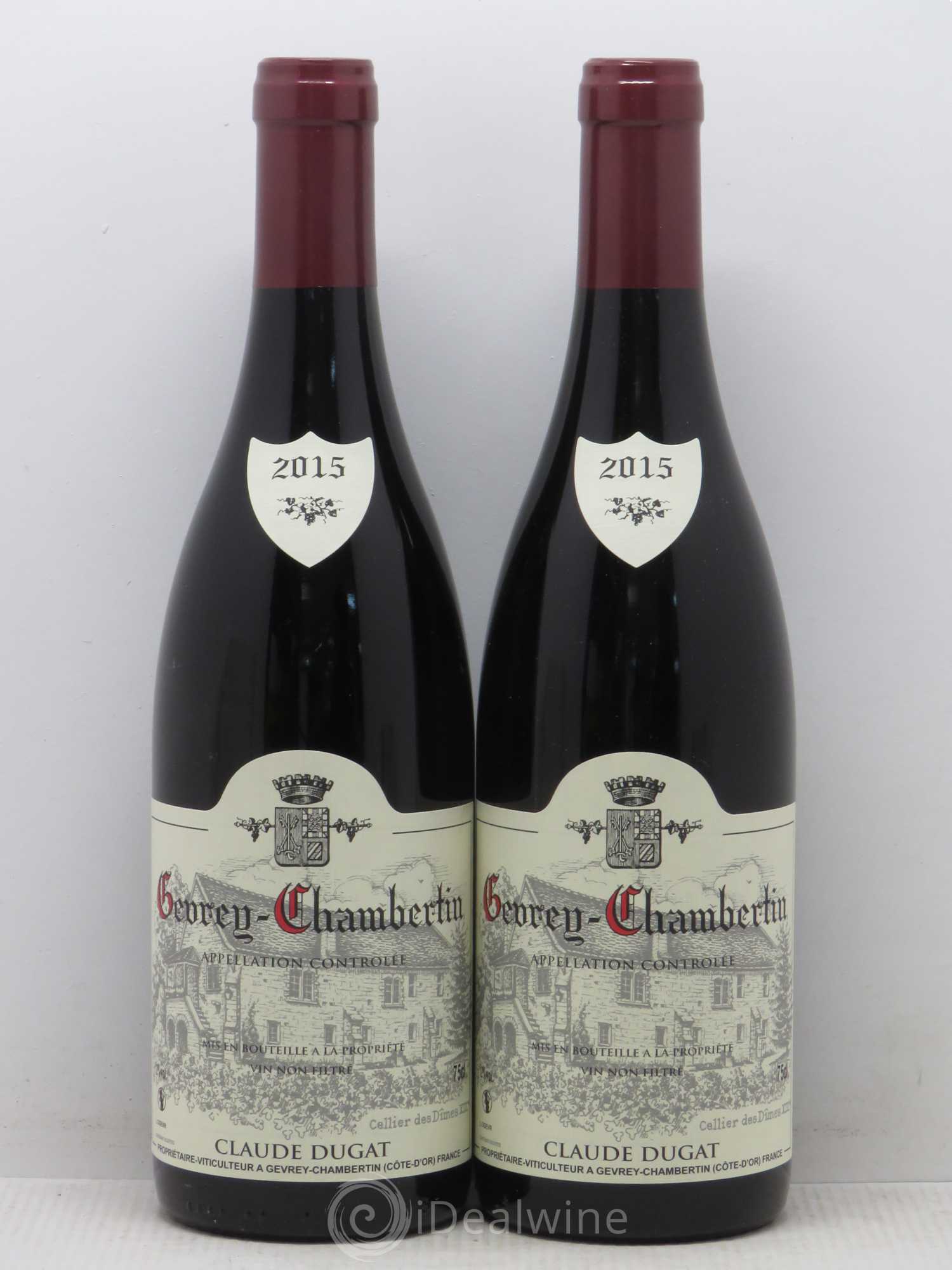 Gevrey-Chambertin Claude Dugat 2015 - Lot de 2 bouteilles - 0