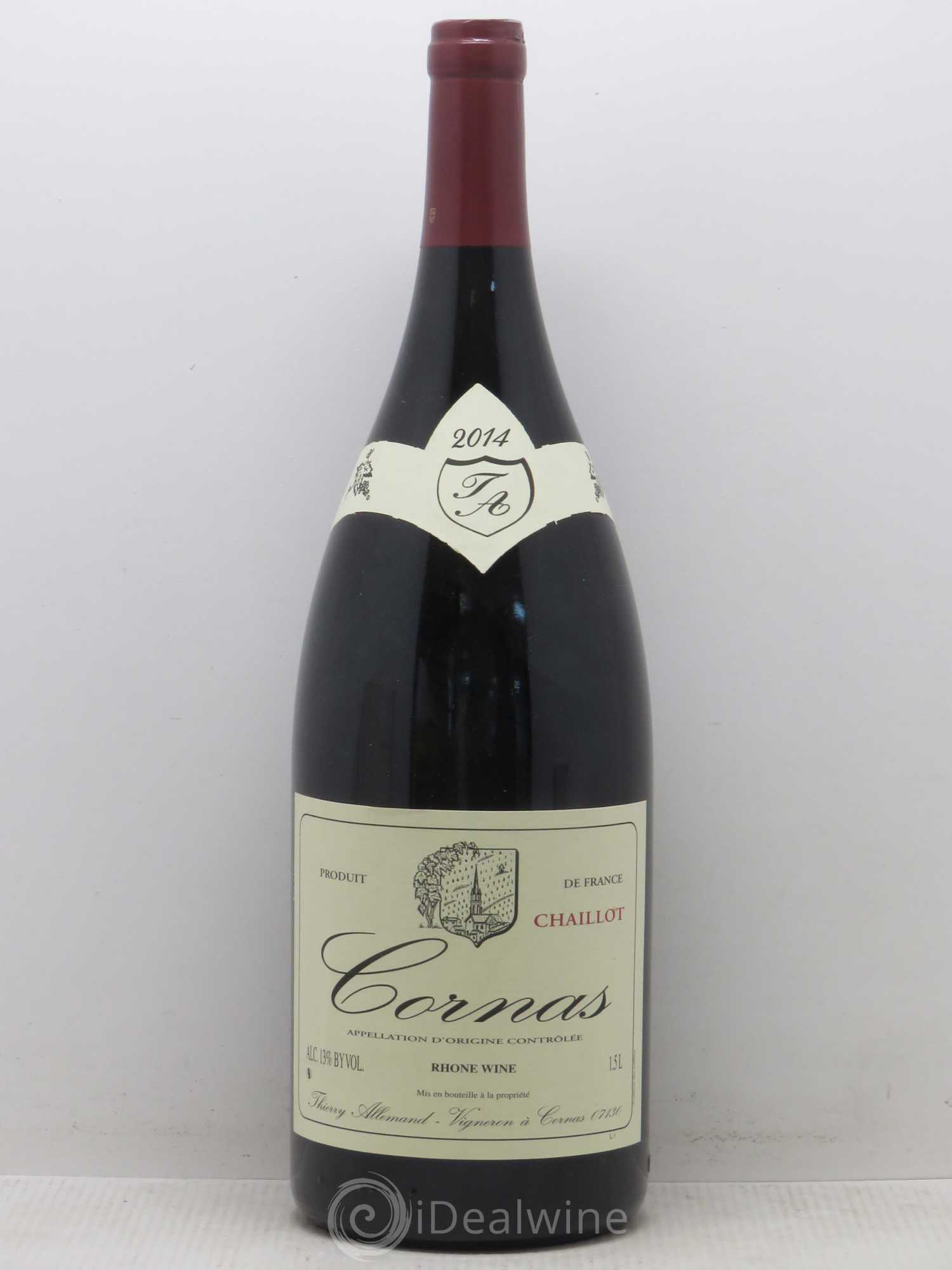 Cornas Chaillot Thierry Allemand 2014 - Lot de 1 magnum - 0