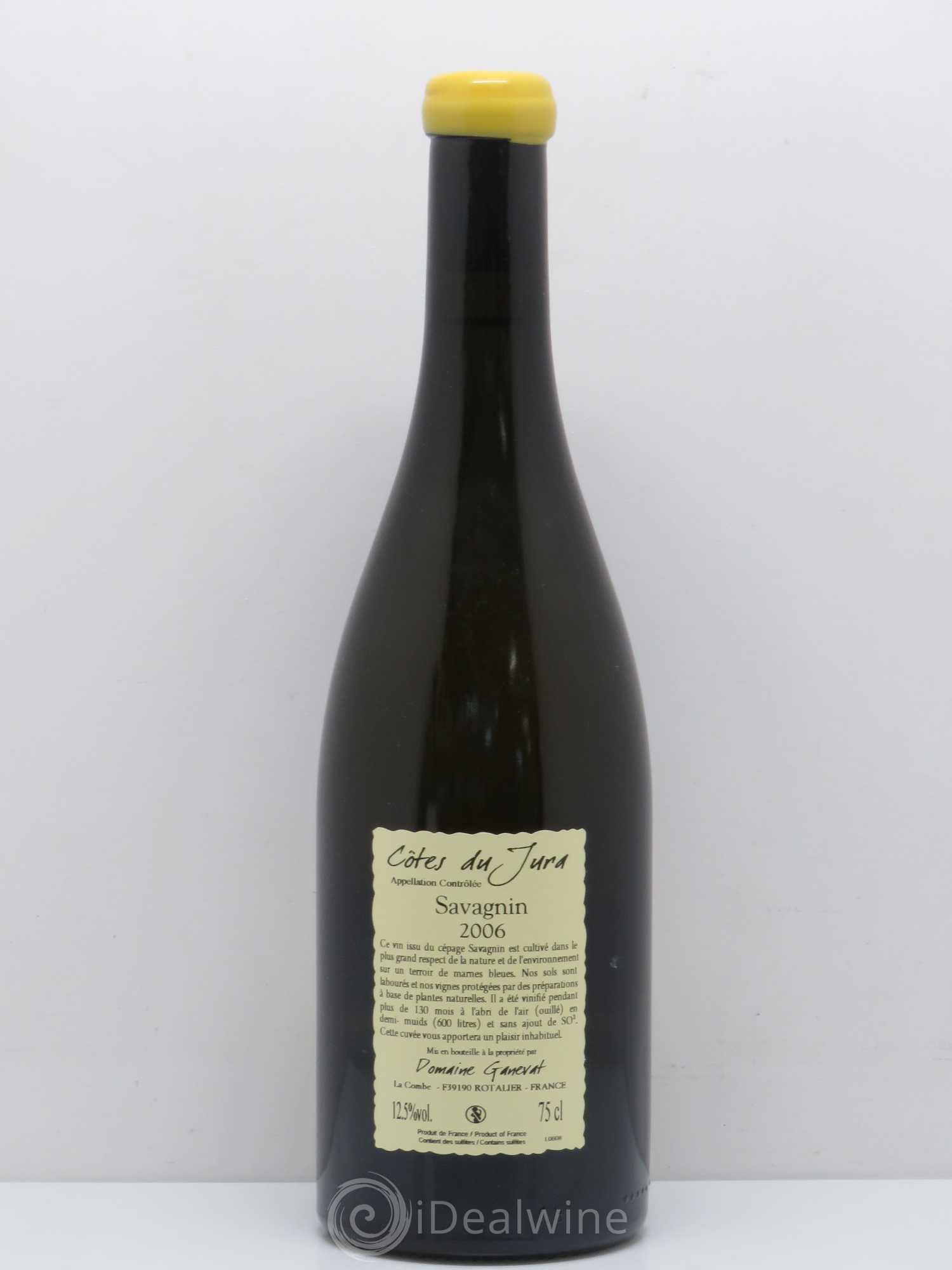 Côtes du Jura Les Vignes de mon Père Jean-François Ganevat (Domaine) 2006 - Lot de 1 bouteille - 1