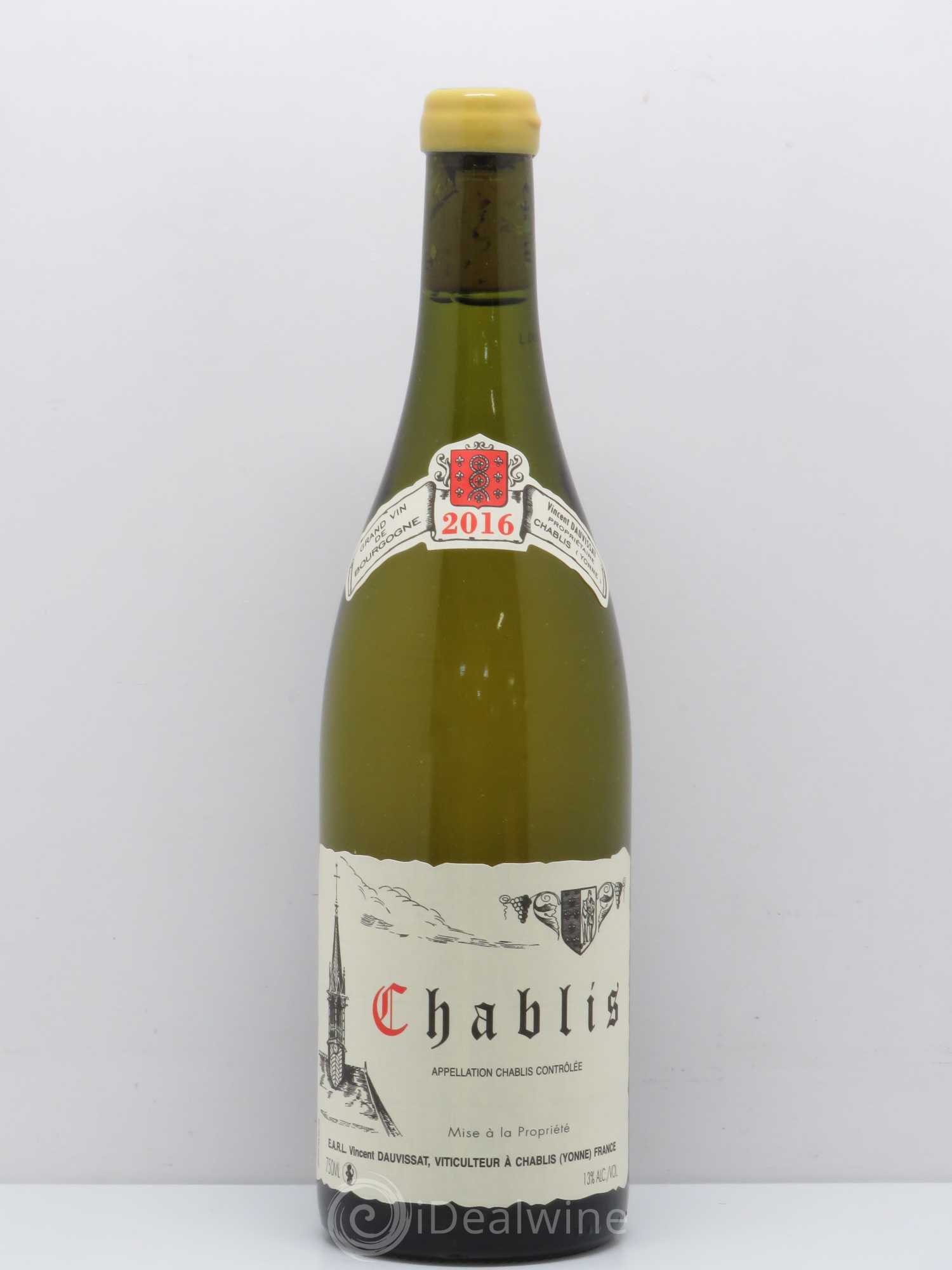 Chablis Vincent Dauvissat (Domaine) 2016 - Posten von 1 Flasche - 0