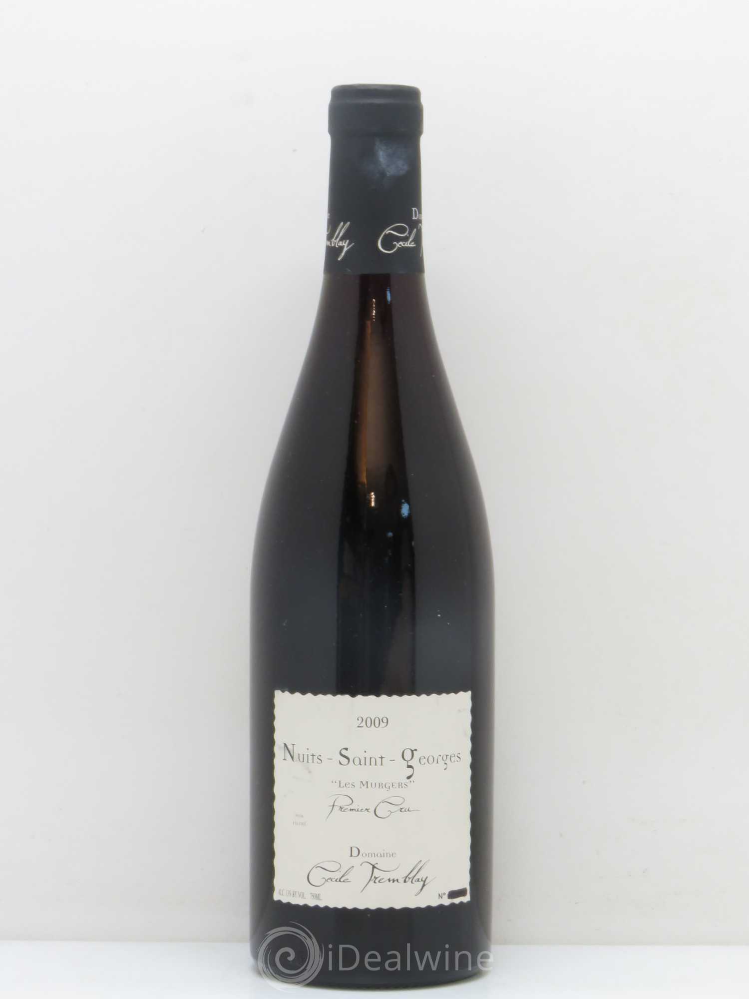 Nuits-Saint-Georges 1er Cru Les Murgers Domaine Cécile Tremblay 2009 - Posten von 1 Flasche - 0